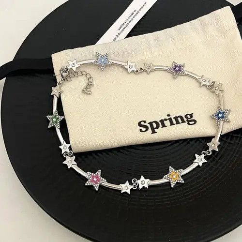 Other Five-pointed Colour Star Necklace Size ONE SIZE - 1 Thumbnail