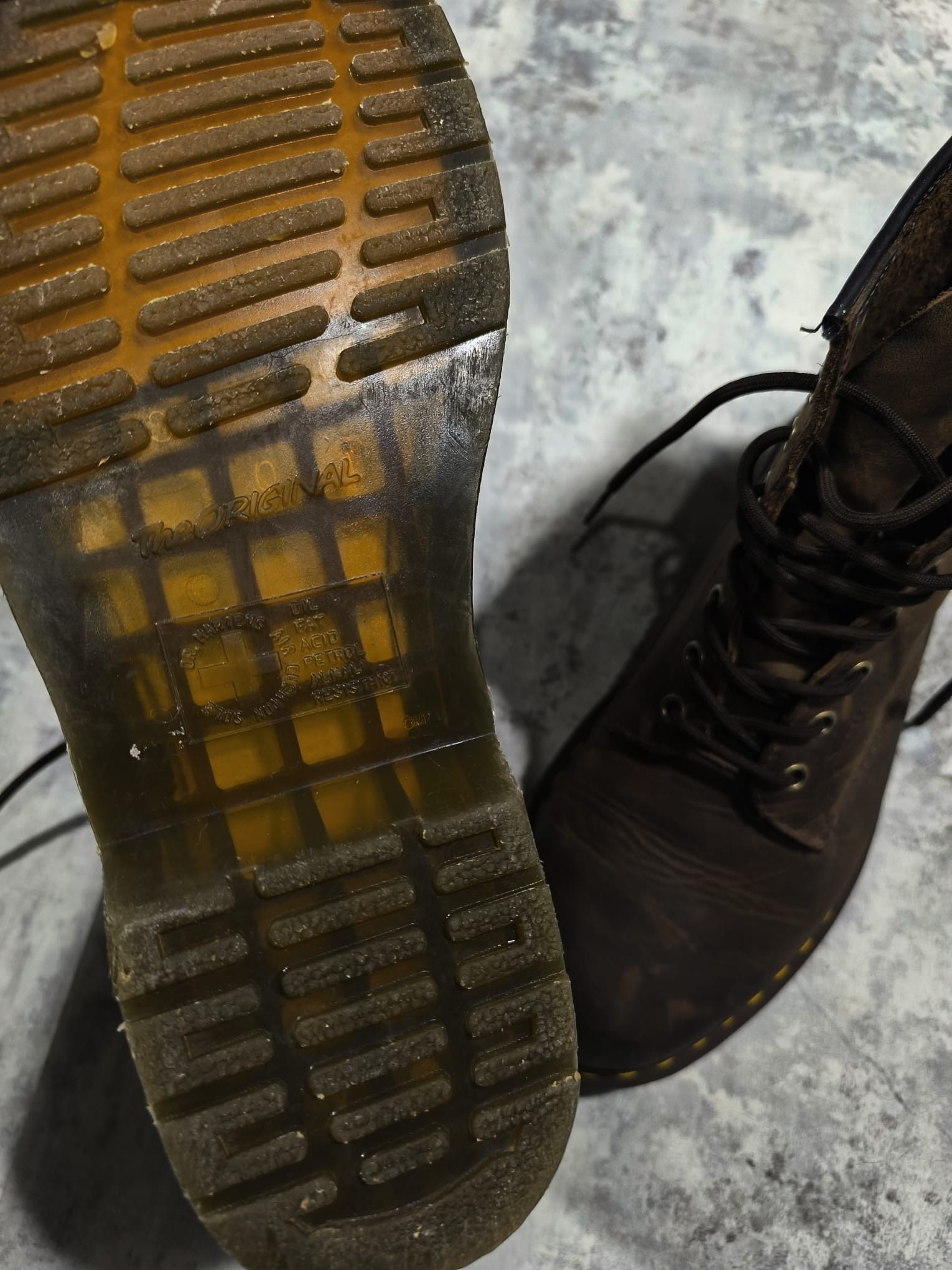 Dr. Martens Dr. Martens Doc Martens 1460 Crazy Horse Leather Brown Boots Size US 12 / EU 45 - 10 Thumbnail