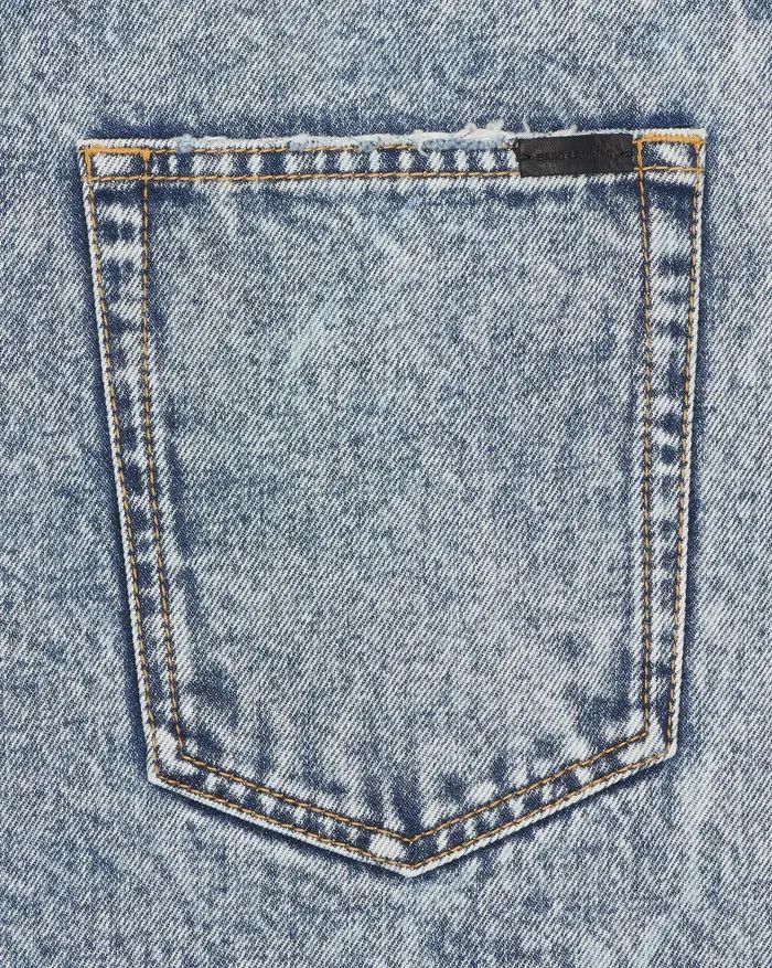 Saint Laurent Paris o1bcso1str1124 Etienne Pants in Blue Size US 31 - 3 Thumbnail