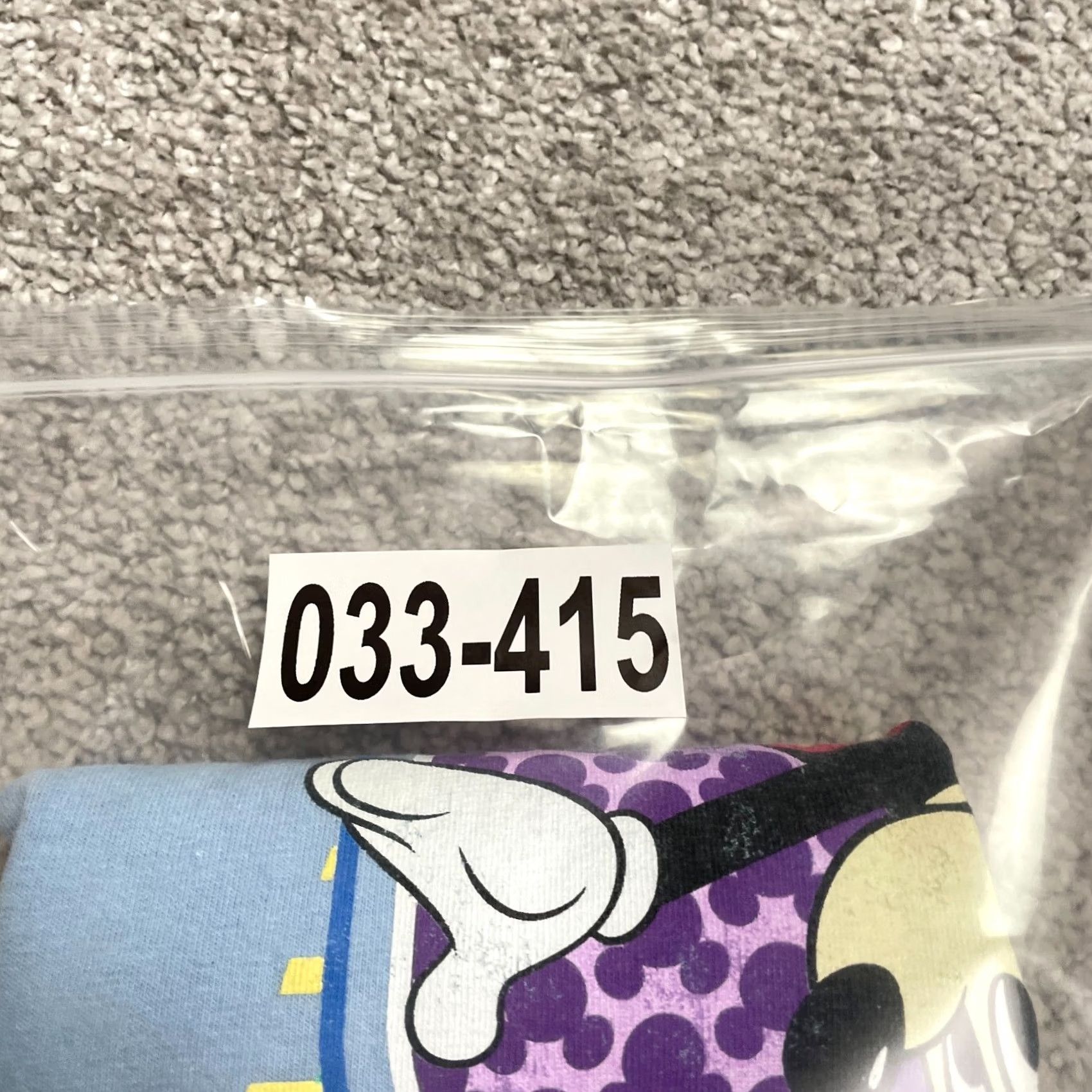 Disney Vintage Disney Mickey Mouse T-Shirt XL Blue Y2K Graphic Crew Cotton Tee Mens Size US XL / EU 56 / 4 - 8 Thumbnail