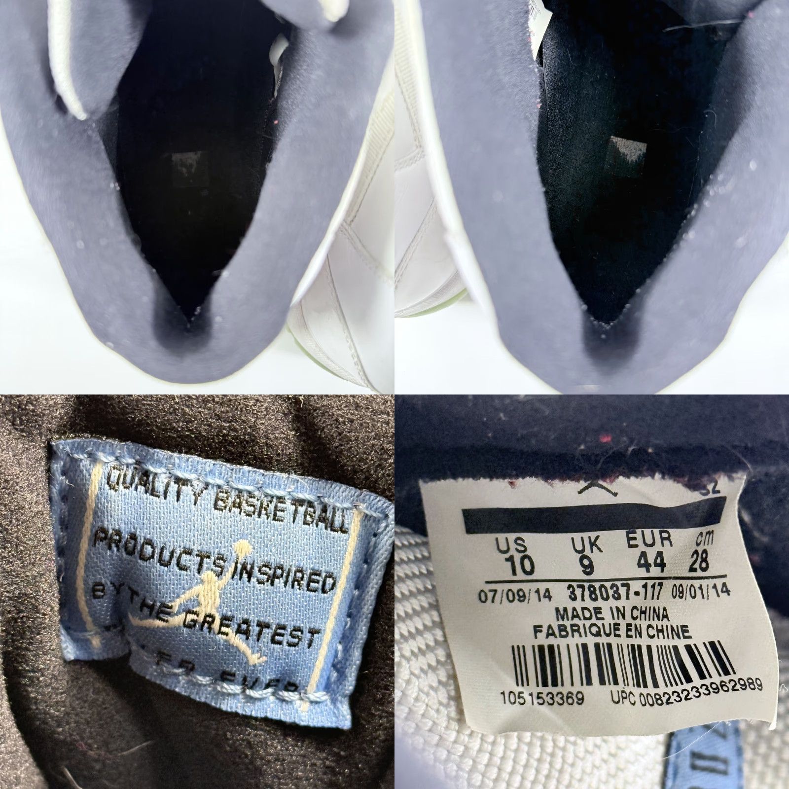 Jordan Brand Air Jordan 11 Retro Sneakers Men Size 10 Legend Blue White Athletic 378037-117 Size US 9 / EU 42 - 8 Thumbnail