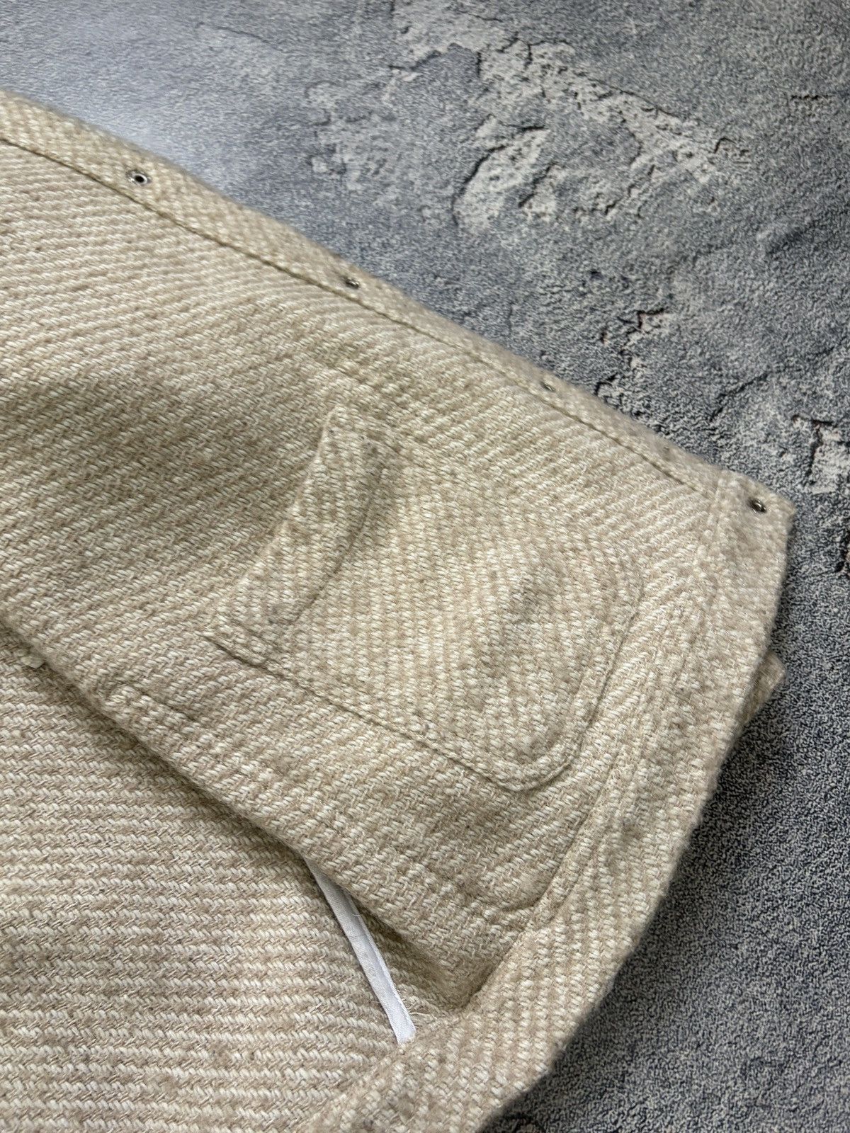 Folk Folk Signal Jacket Textured Woven Wool Blend Beige 3 L Size US L / EU 52-54 / 3 - 11 Thumbnail