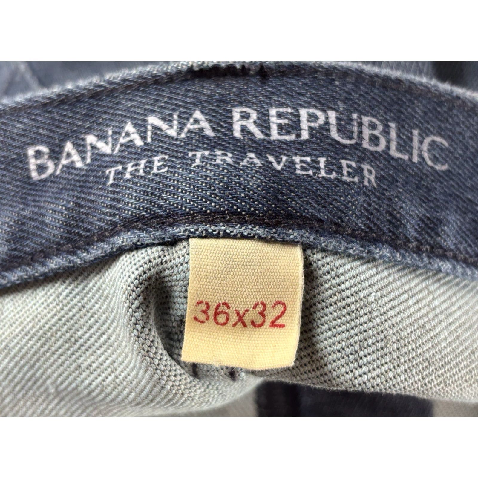 Banana Republic Banana Republic Jeans Men 36x32 Athletic Denim Blue Cotton Stretch 5-Pocket Distressed Knee Mens Size US 36 / EU 52 - 5 Thumbnail