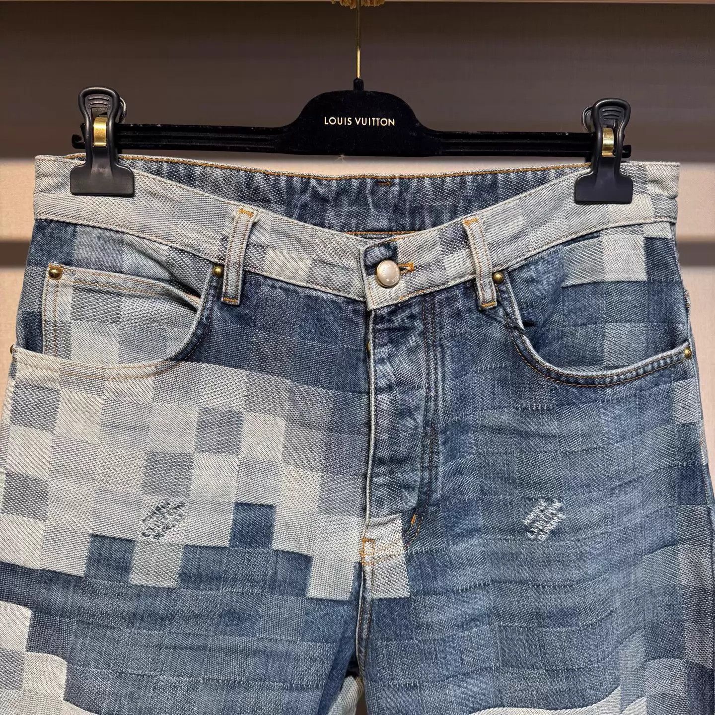 Louis Vuitton Louis Vuitton Pharrell Mosaic Jeans 30W New Size 30" / US 8 / IT 44 - 3 Thumbnail
