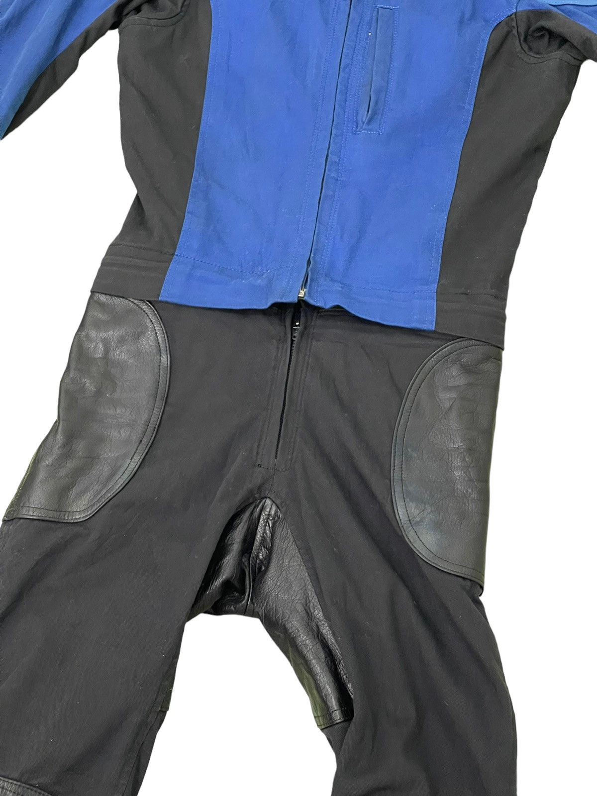 Sports Specialties Vtg 90s Kushitani Motor Jumpsuit Leather Cotton 5🟩3 Size US 29 - 8 Thumbnail