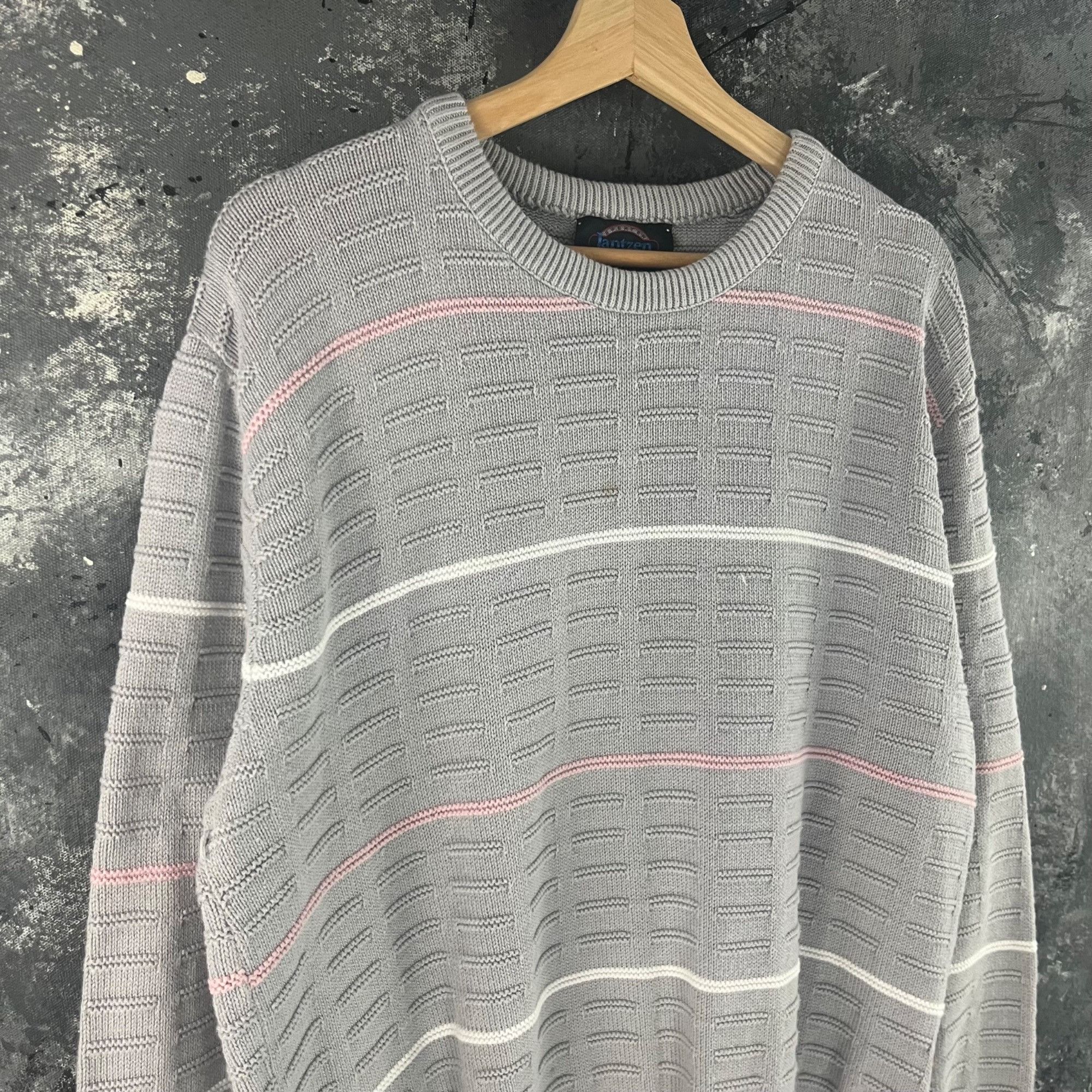 Jantzen × Vintage Vintage 90’s Jantzen stripe sweater Size US L / EU 52-54 / 3 - 2 Thumbnail