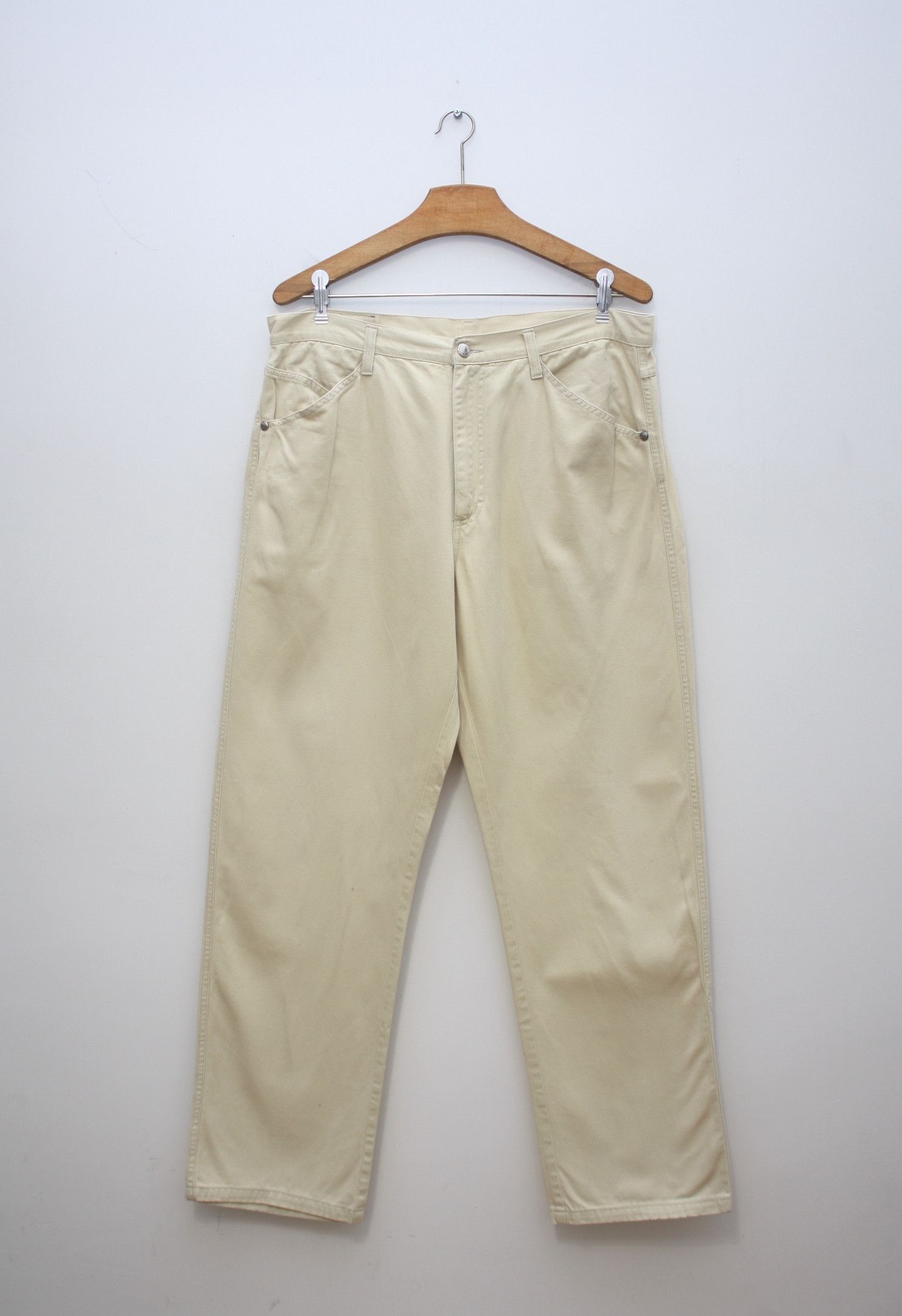 Versace Versace Sport Vintage Beige Denim Pants Men's Made In Italy Size US 34 / EU 50 - 3 Thumbnail