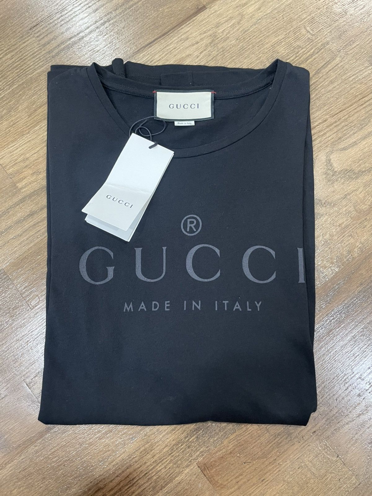 Gucci Men’s Black Gucci T Shirt Size US XXL / EU 58 / 5 - 1 Thumbnail