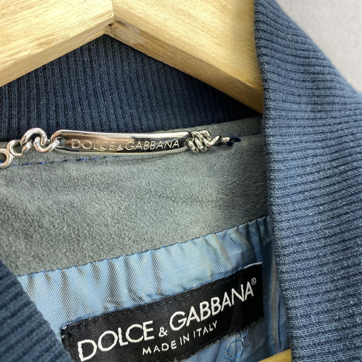 Dolce & Gabbana Vintage 00’s Dolce & Gabbana Suede Leather Bomber Jacket Size US S / EU 44-46 / 1 - 10 Thumbnail