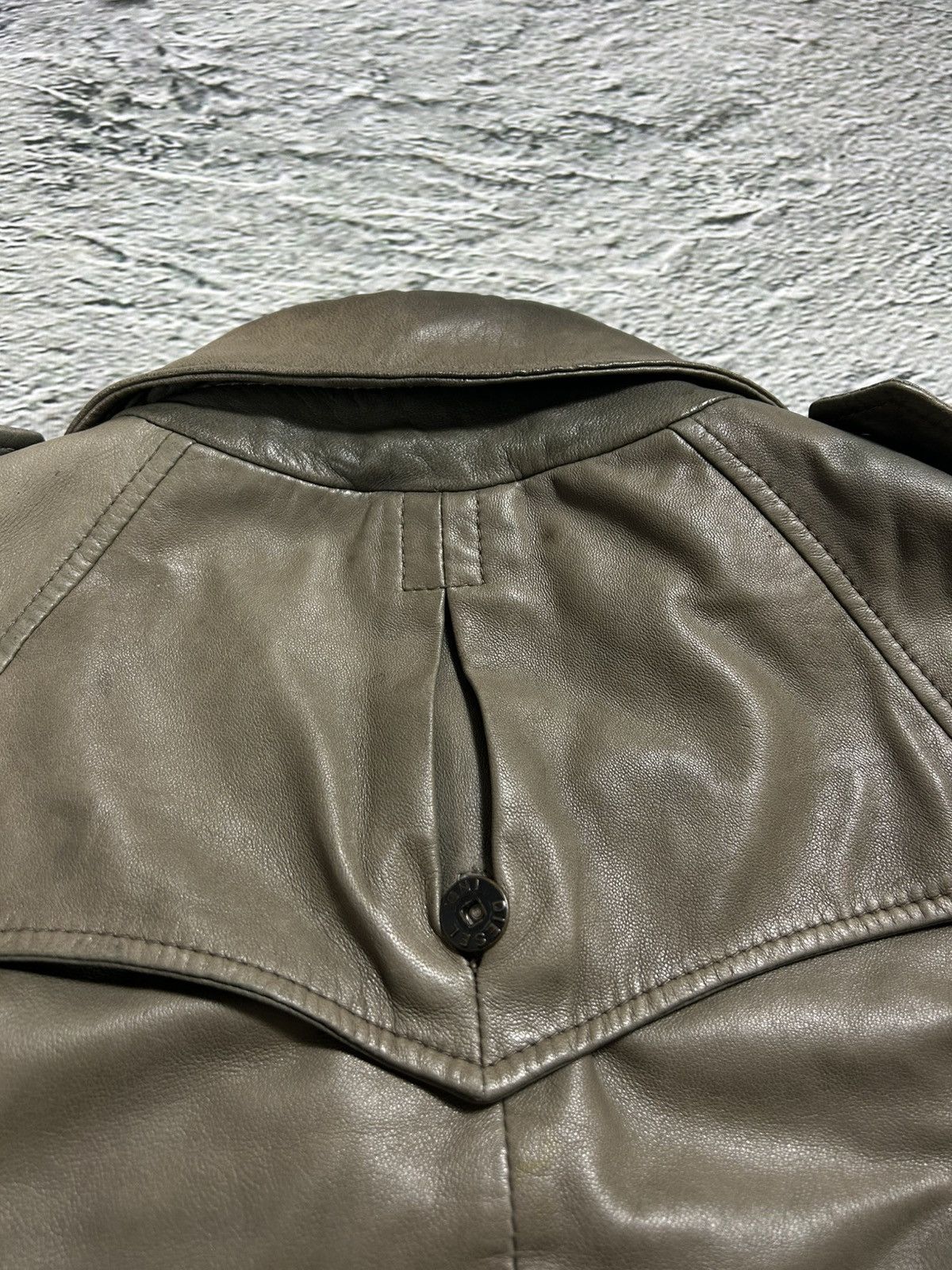 Diesel Diesel leather jacket brown vintage avant garde Size XS / US 0-2 / IT 36-38 - 12 Thumbnail