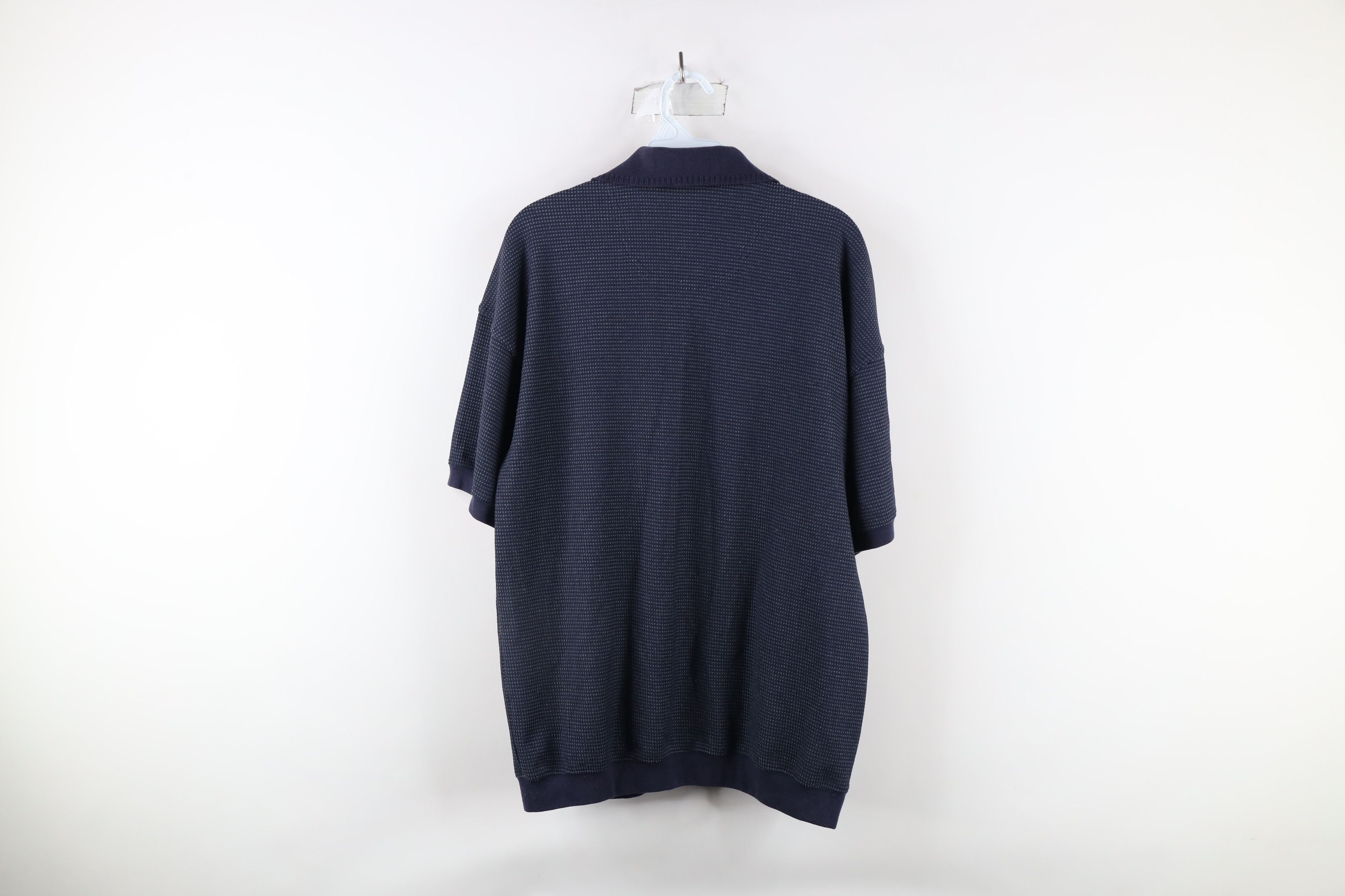 Vintage Vintage 90s Streetwear Collared Pullover Polo Shirt Blue Size US L / EU 52-54 / 3 - 7 Thumbnail
