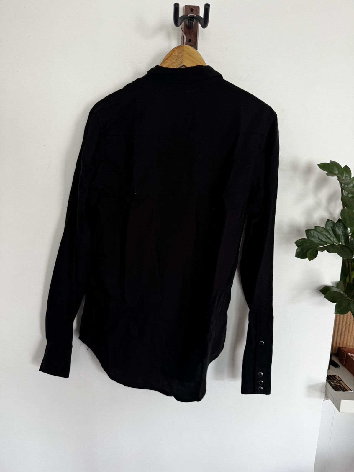Saint Laurent Paris 2015 western hedi Lyocell Shirt Size US M / EU 48-50 / 2 - 5 Thumbnail