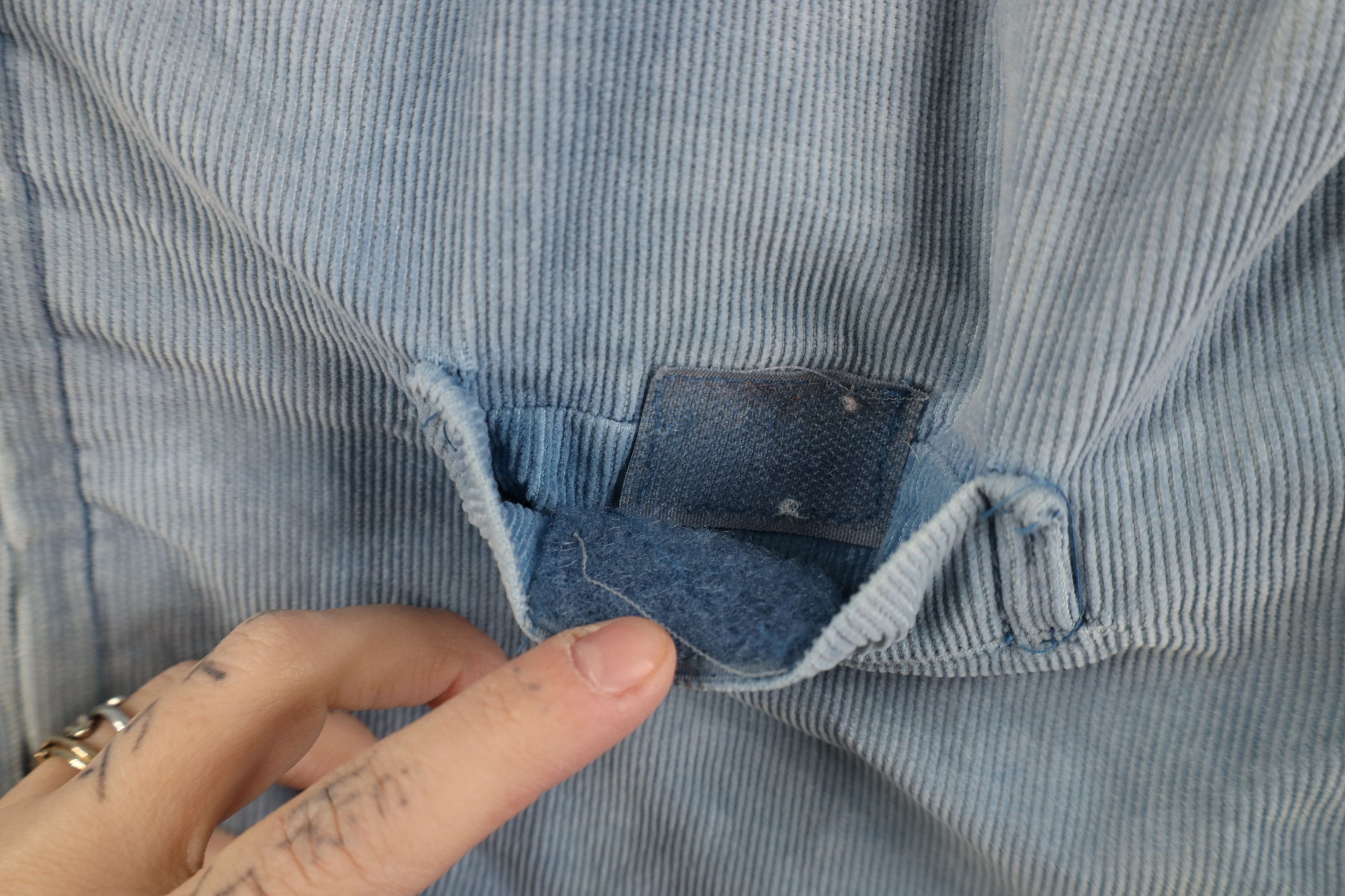 Vintage Vintage 90s Streetwear Quilted Corduroy Vest Jacket Blue Size US XXL / EU 58 / 5 - 7 Thumbnail