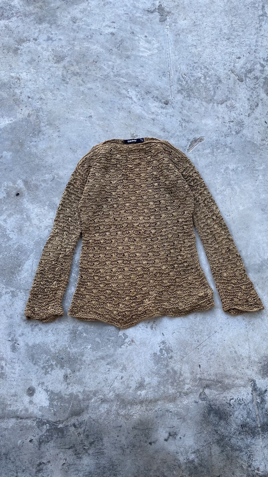 If Six Was Nine 🚨FINAL DROP🚨DKNY mesh fishnet crocheted longsleeve punk Size S / US 4 / IT 40 - 3 Thumbnail