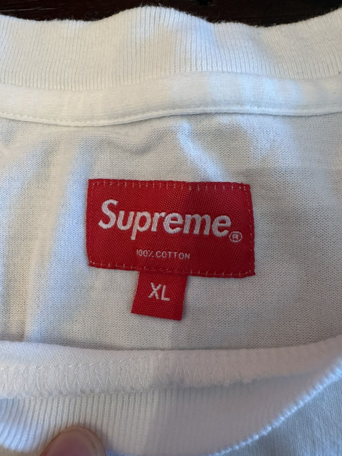 Supreme Supreme White Long Sleeve T Size US XL / EU 56 / 4 - 3 Thumbnail