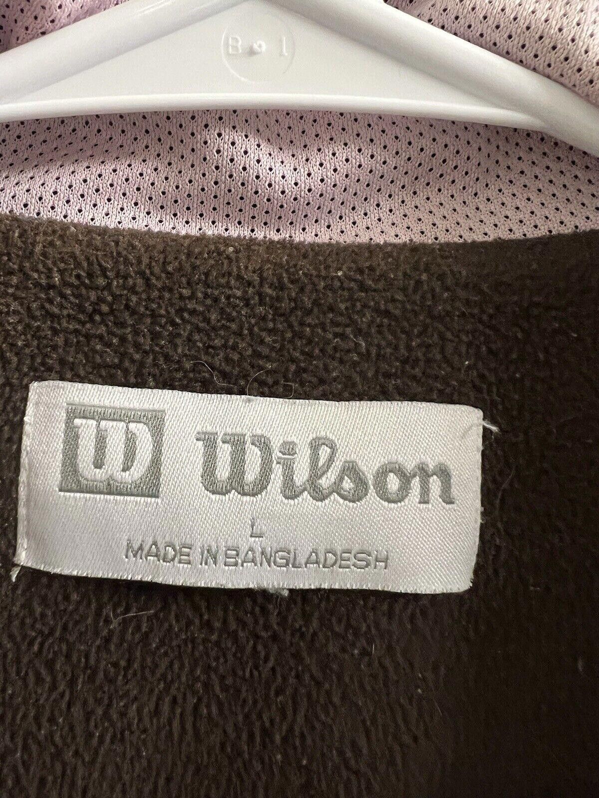 Wilson Wilson Brown Vest With Pink Collar Ladies L Size L / US 10 / IT 46 - 2 Thumbnail