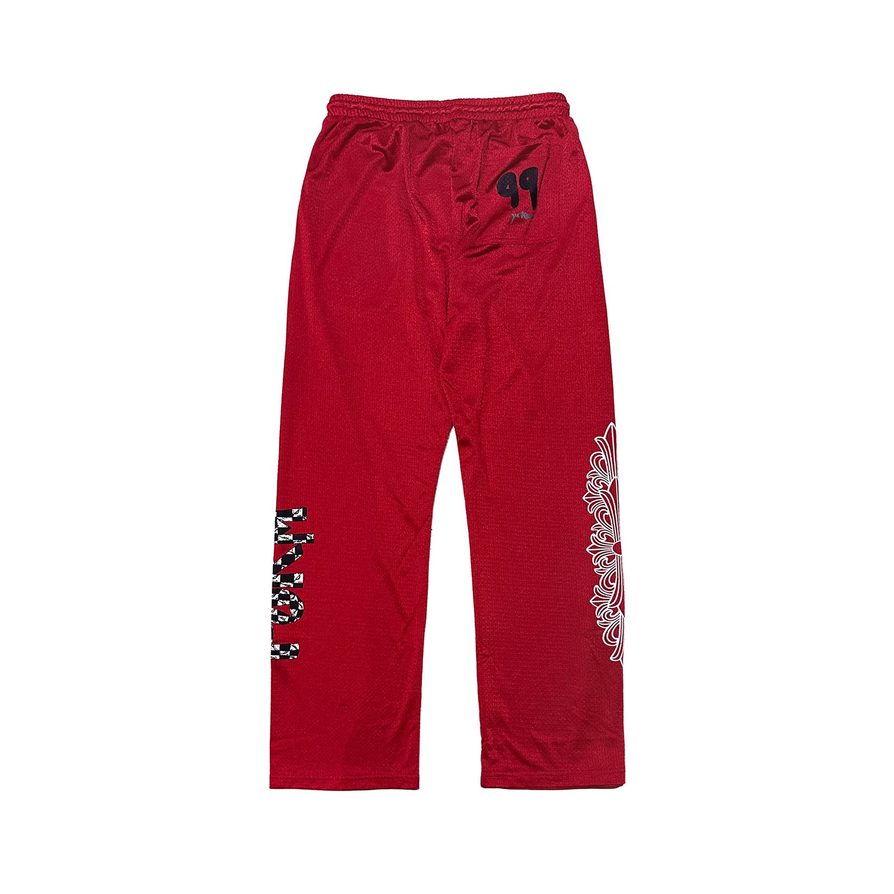 Chrome Hearts Chrome Hearts Matty Boy Mesh Varsity Red Pants Size US 32 / EU 48 - 2 Thumbnail