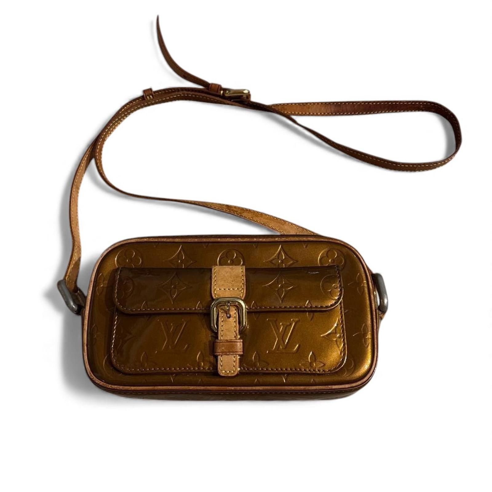 Louis Vuitton Louis Vuitton - Vernis Leather Crossbody Bag Brown Size ONE SIZE - 2 Thumbnail