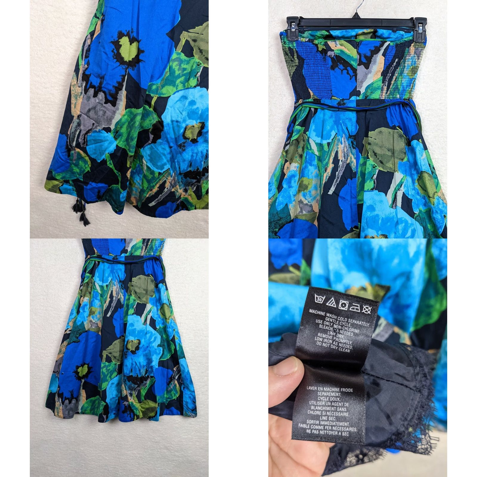 Anthropologie NWT Anthropologie Vanessa Virginia Shade Floral Off the Shoulder Dress Sz 4 Size S / US 4 / IT 40 - 8 Thumbnail