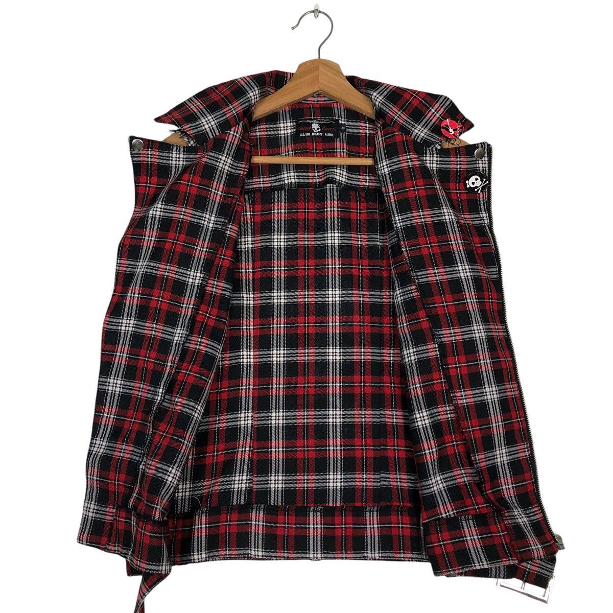 Hysteric Glamour DOUBLE BREAST PUNK BONDAGE BIKER BLOOD STORM SKELETON RARE Size US M / EU 48-50 / 2 - 13 Thumbnail
