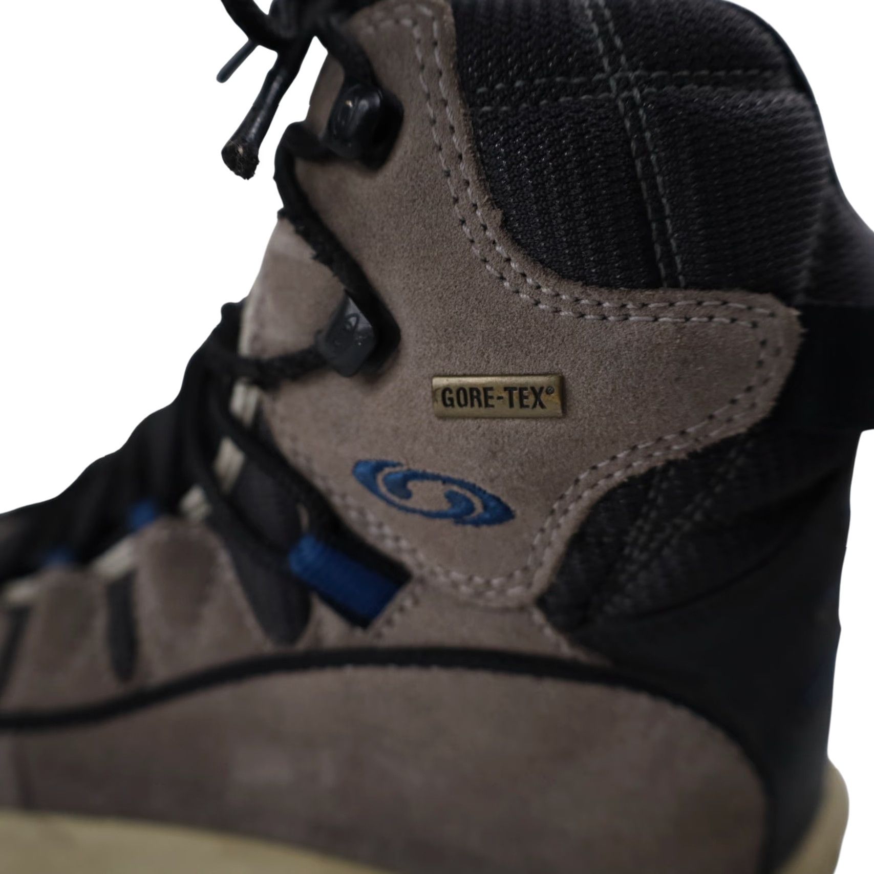 Salomon VINTAGE Salmon Goretex Contra Grip Boots Women 6 Tan Hiking Faux Leather 8/10 Salomon Size US 6 / IT 36 - 6 Thumbnail