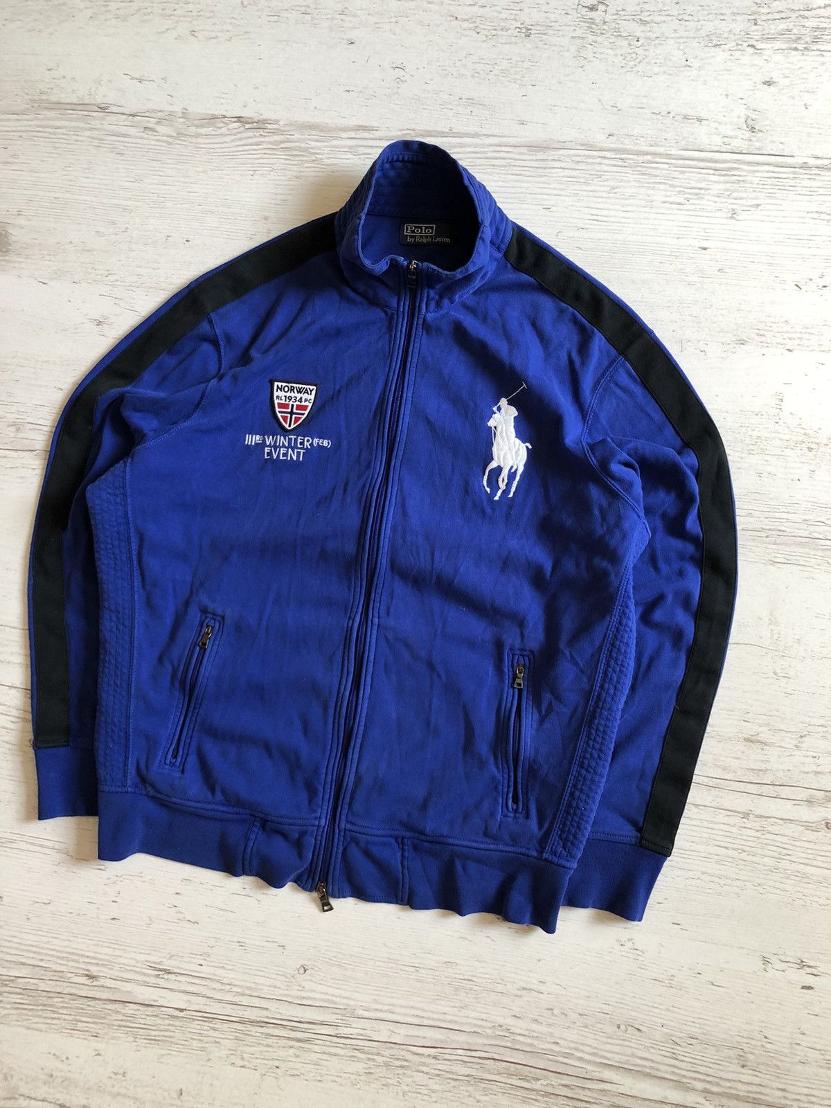 Polo Ralph Lauren Vintage polo Ralph Lauren USA winter event zip sweatshirt Size US XL / EU 56 / 4 - 2 Thumbnail