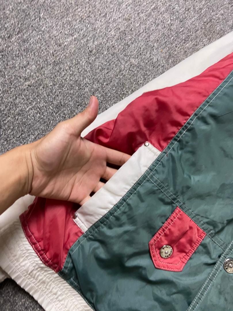Japanese Brand Agress Sports Brand Color Block Bomber Style Jacket (183) Size US M / EU 48-50 / 2 - 9 Thumbnail