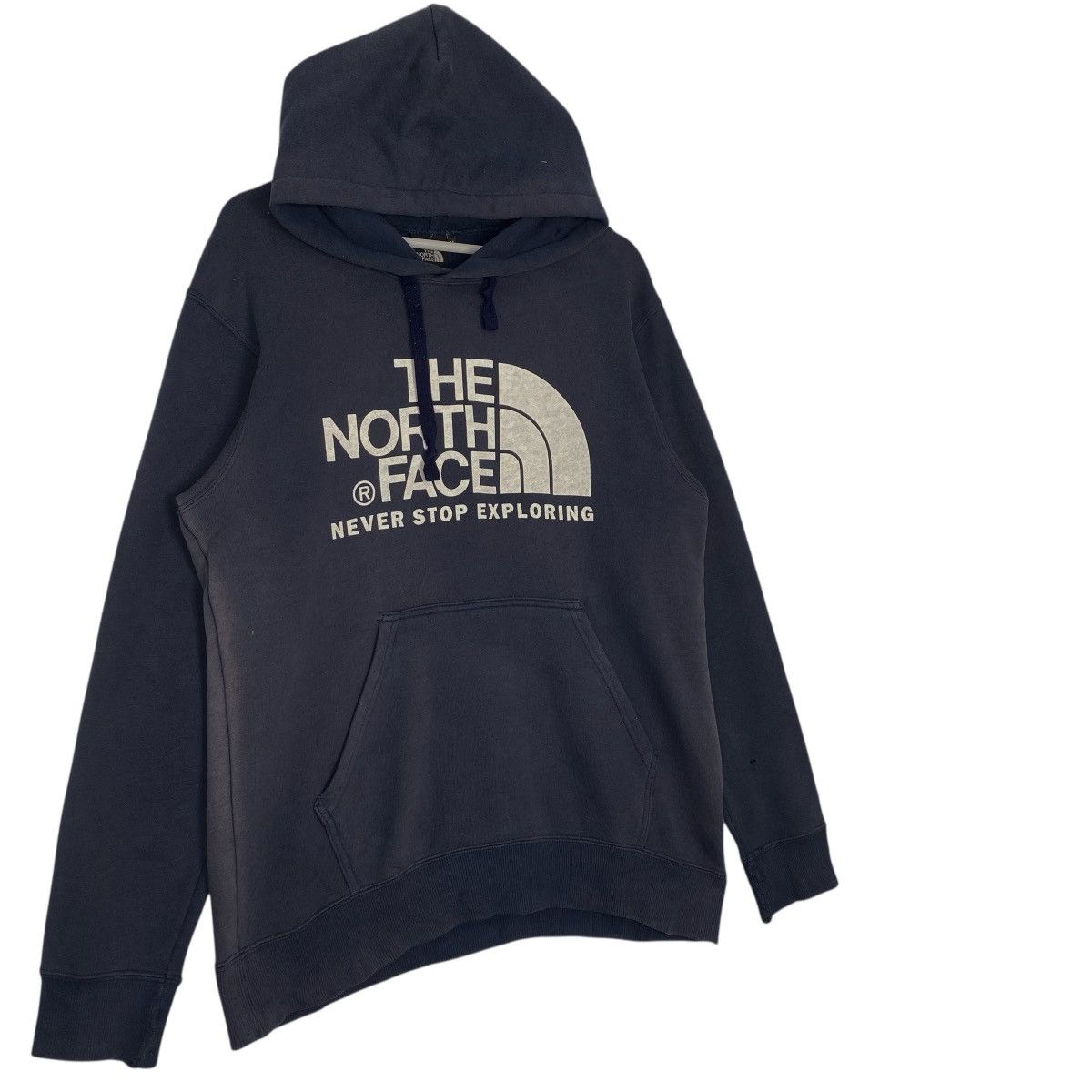 Vintage Vintage The North Face Hoodie Sweater Navy Faded Jumper SzM Size US M / EU 48-50 / 2 - 3 Thumbnail