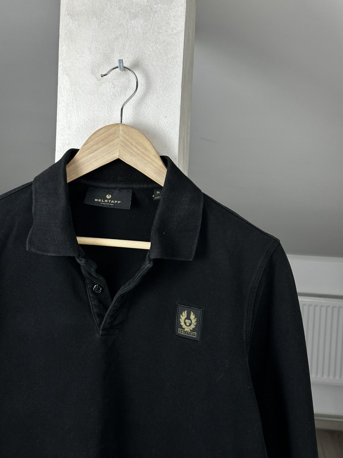Belstaff Belstaff Classic Logo Longsleeve Polo Sweatshirt Size US S / EU 44-46 / 1 - 3 Thumbnail