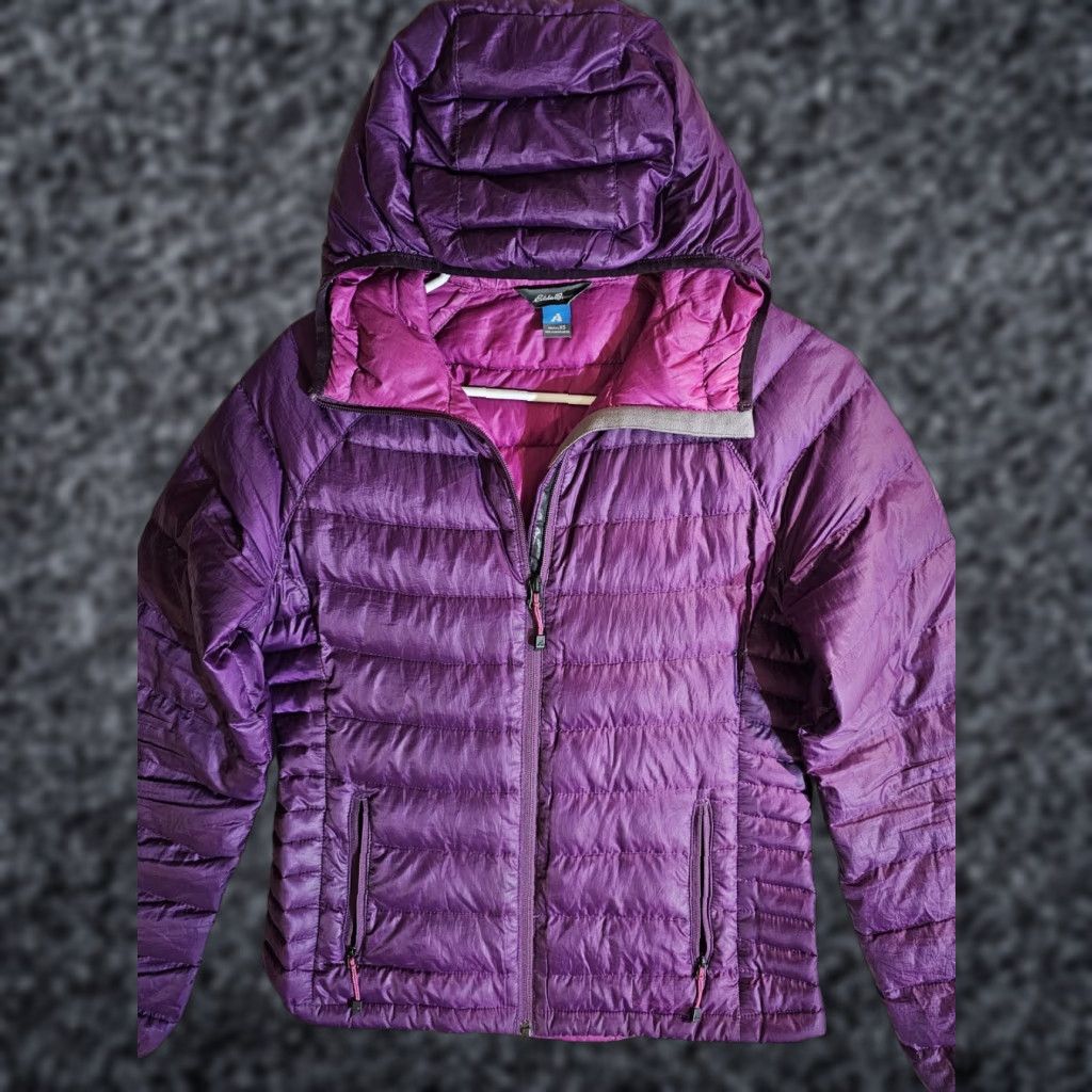 Eddie Bauer Eddie Bauer Jacket Womens X-Small Purple Down Quilted Hooded First Ascent Outdoor Classic Size XS / US 0-2 / IT 36-38 - 1 Thumbnail