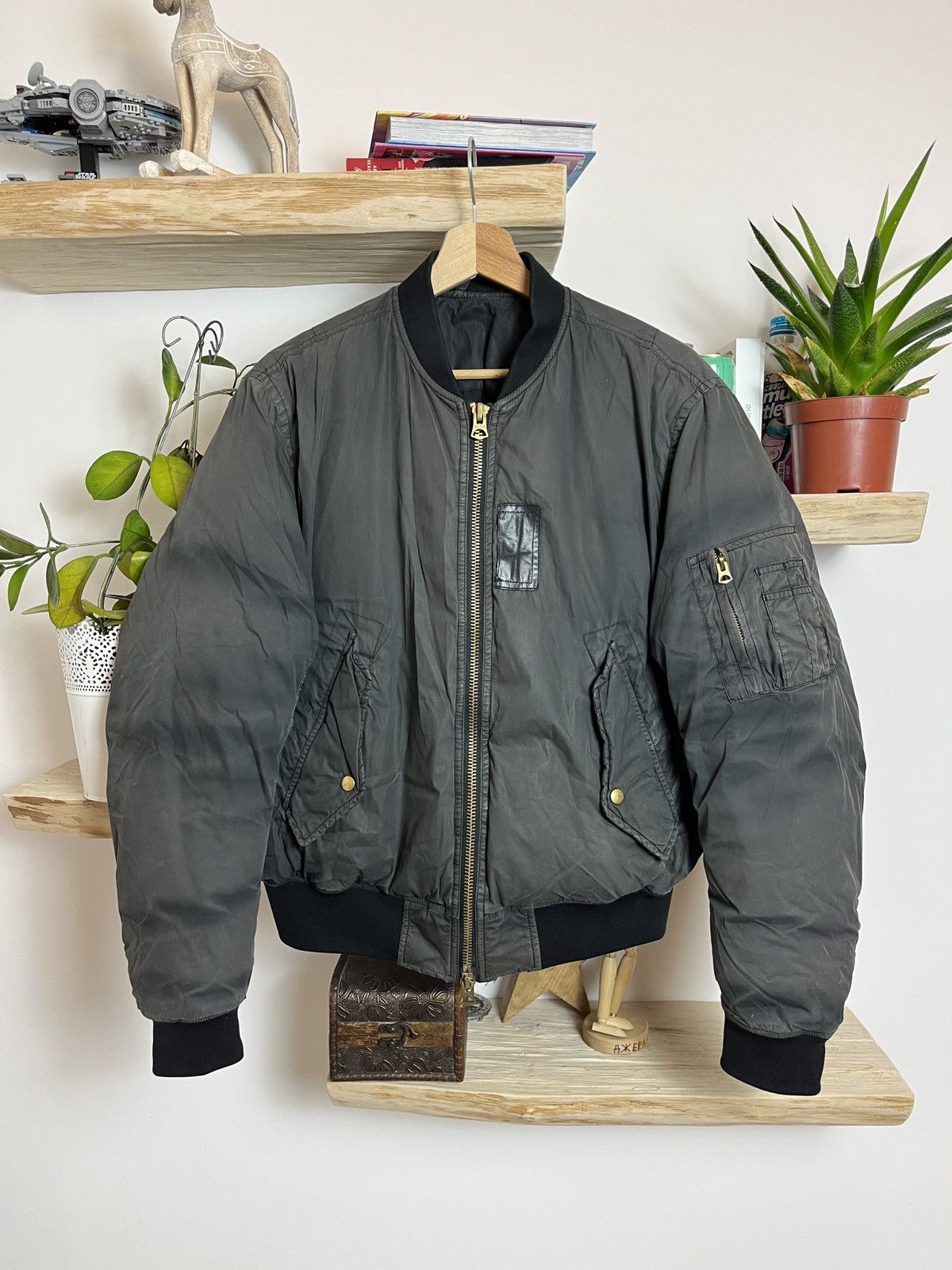 [美品]Acne Studios MA-1ジャケット カーキ Acne Studios MA-1 ブルゾン