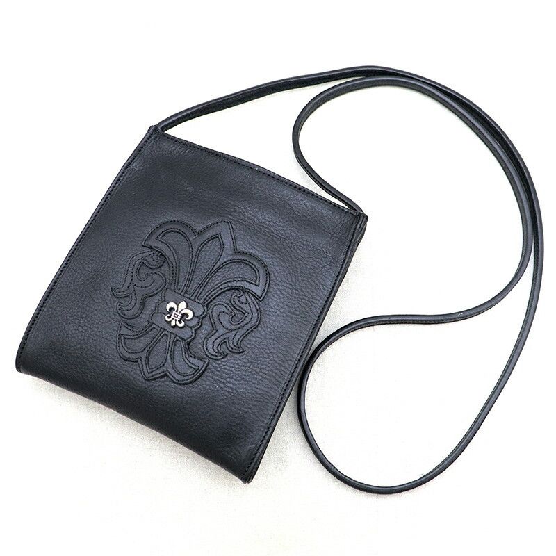 image of Chrome Hearts Square Bs Flare Shoulder Bag in Black, Men's