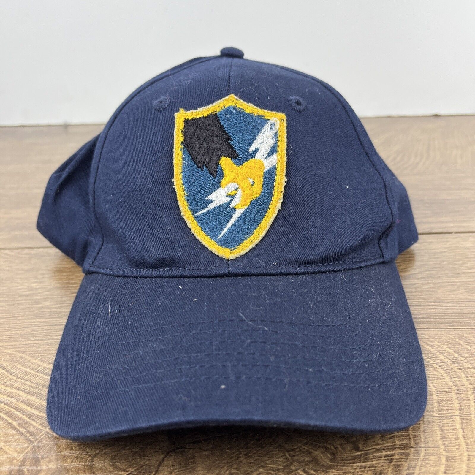 Other Eagle Hat Lightning Bolt Hat Blue Adjustable Hat Adult Size Size ONE SIZE - 5 Thumbnail