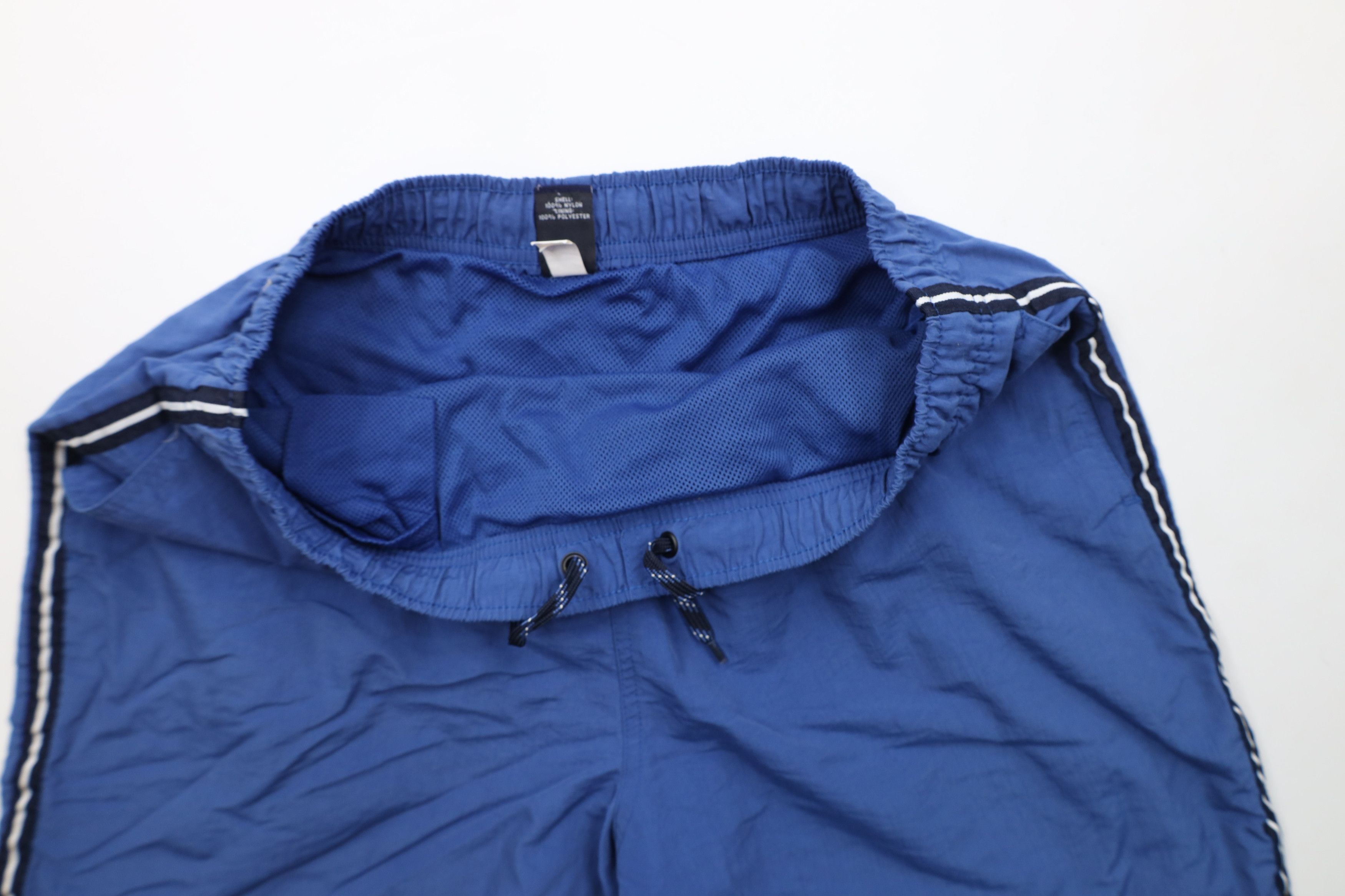 Gap × Vintage Vintage Y2K 2002 Gap Block Letter Striped Lined Shorts Blue Size US 32 / EU 48 - 9 Thumbnail