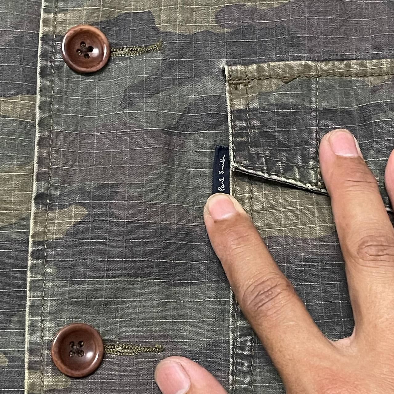 Paul Smith Vintage Paul Smith Jeans Army Camouflage Jacket Size US XL / EU 56 / 4 - 5 Thumbnail