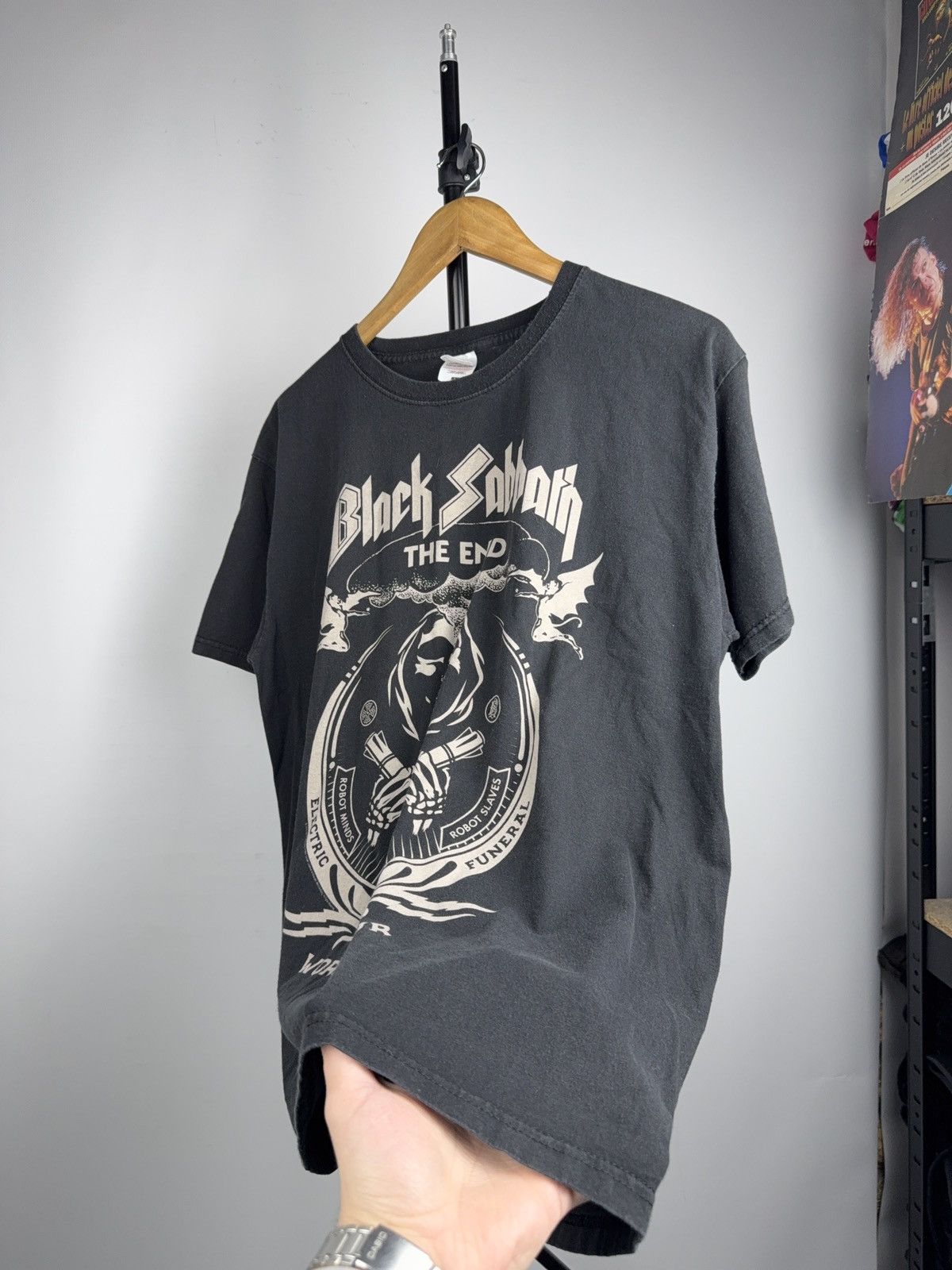 Black Sabbath 2016 Black Sabbath The End World Tour Skull Metal T-Shirt Size US L / EU 52-54 / 3 - 6 Thumbnail