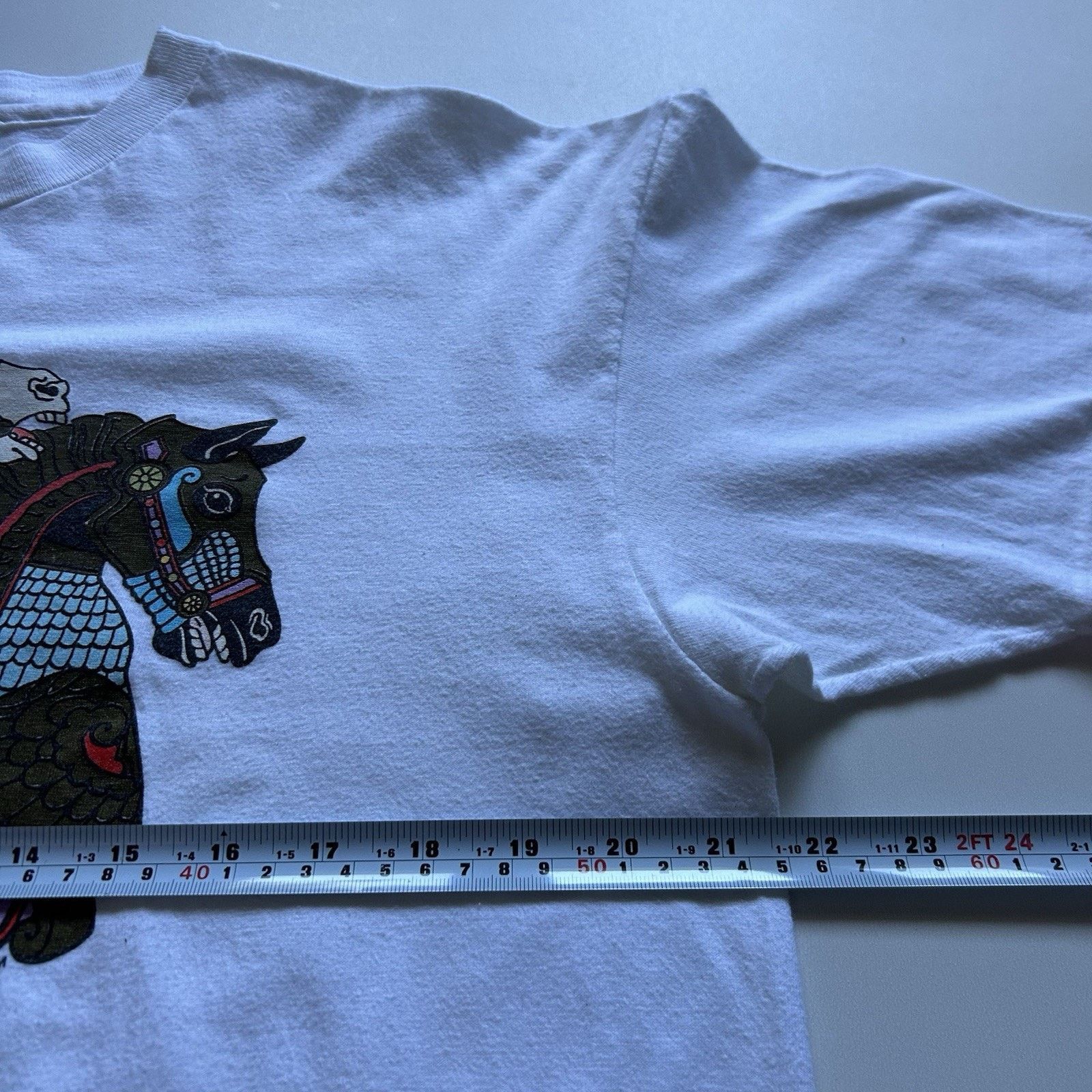 Hanes Vintage 90s American Carousel Museum T-Shirt XL Hanes Beefy Size US XL / EU 56 / 4 - 6 Thumbnail