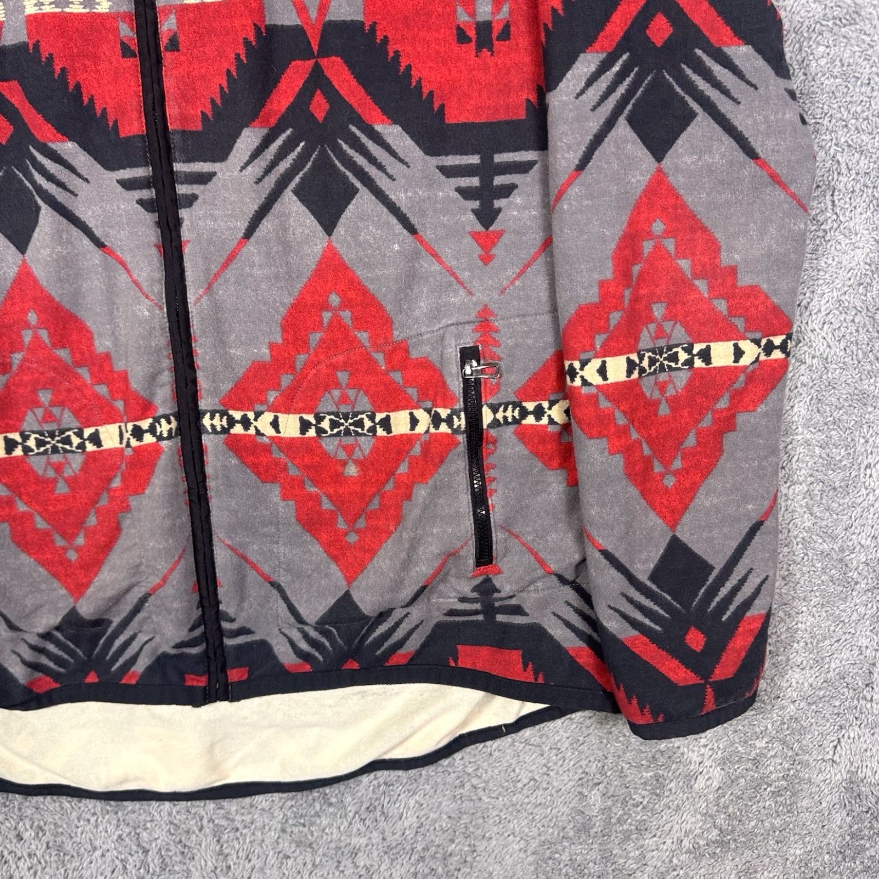 Ralph Lauren Lauren Ralph Lauren Jacket Womens XL LRL Active Full Zip Southwest Aztec Hoodie Size XL / US 12-14 / IT 48-50 - 3 Thumbnail