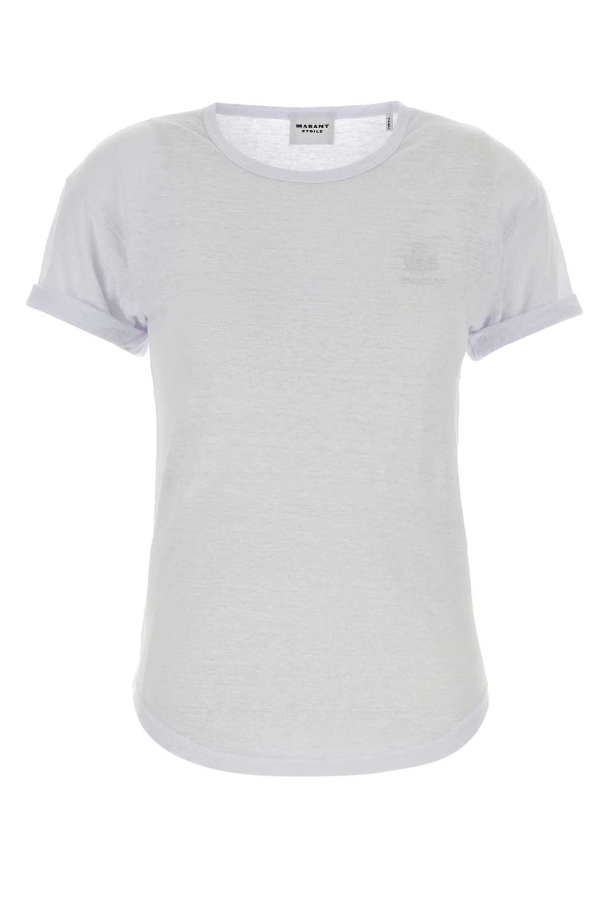 Isabel Marant Etoile White Linen Koldia T-Shirt Size S / US 4 / IT 40 - 1 Thumbnail