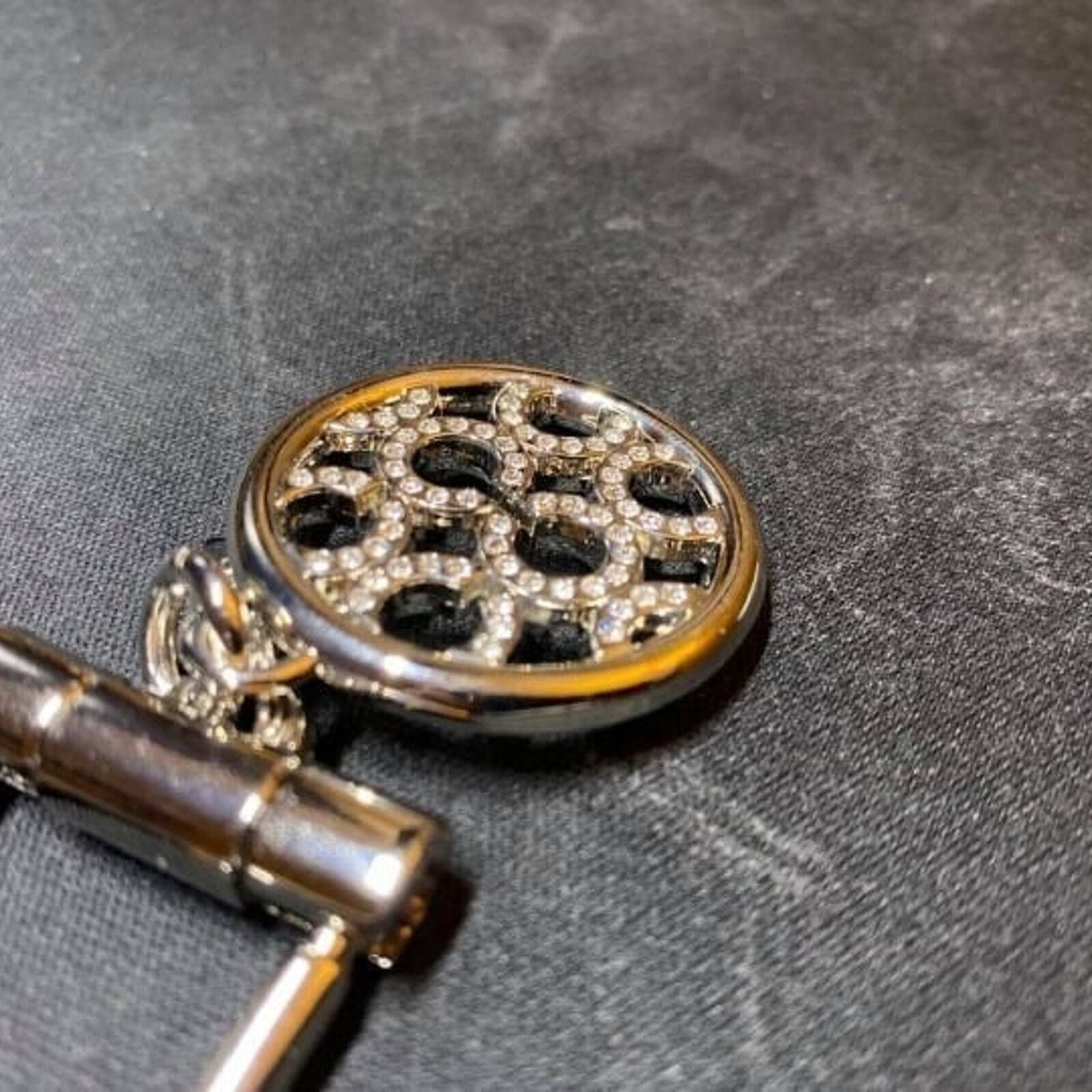 Coach Coach Keychain/KeyRing/Charm White Jewels | New Size ONE SIZE - 4 Thumbnail