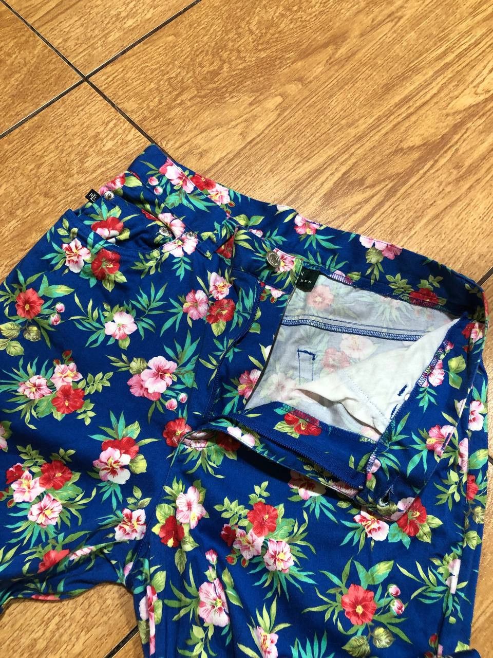 Polo Ralph Lauren Vintage blue Pants flowers Y2K Lauren Ralph Lauren Size 30" / US 8 / IT 44 - 14 Thumbnail