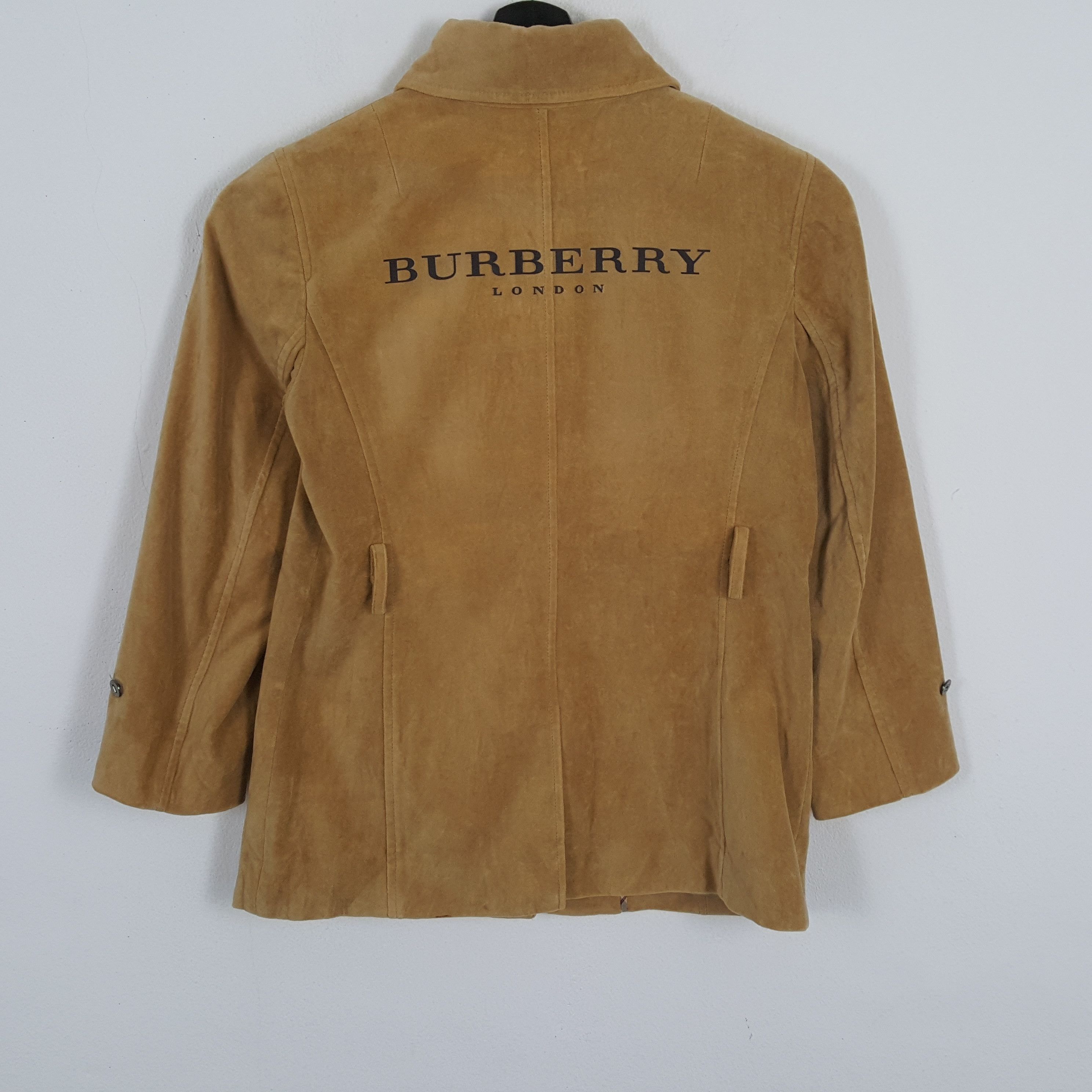 Burberry × Vintage BURBERRY LONDON Fashion Style Custom Art Jacket Size S / US 4 / IT 40 - 1 Thumbnail