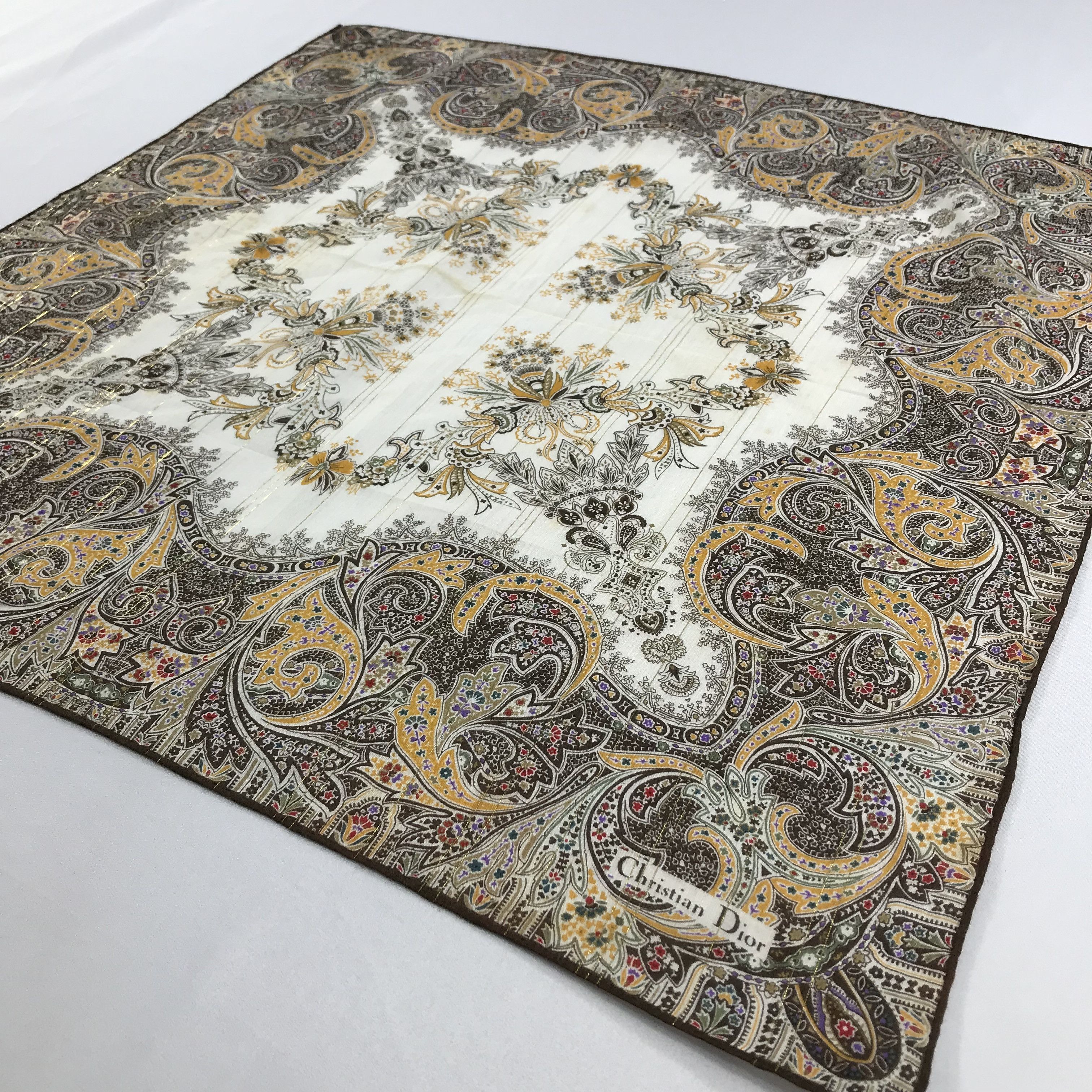 Vintage Christian Dior Bandana / Handkerchief / Neckerchief - S2100 Size ONE SIZE - 2 Thumbnail