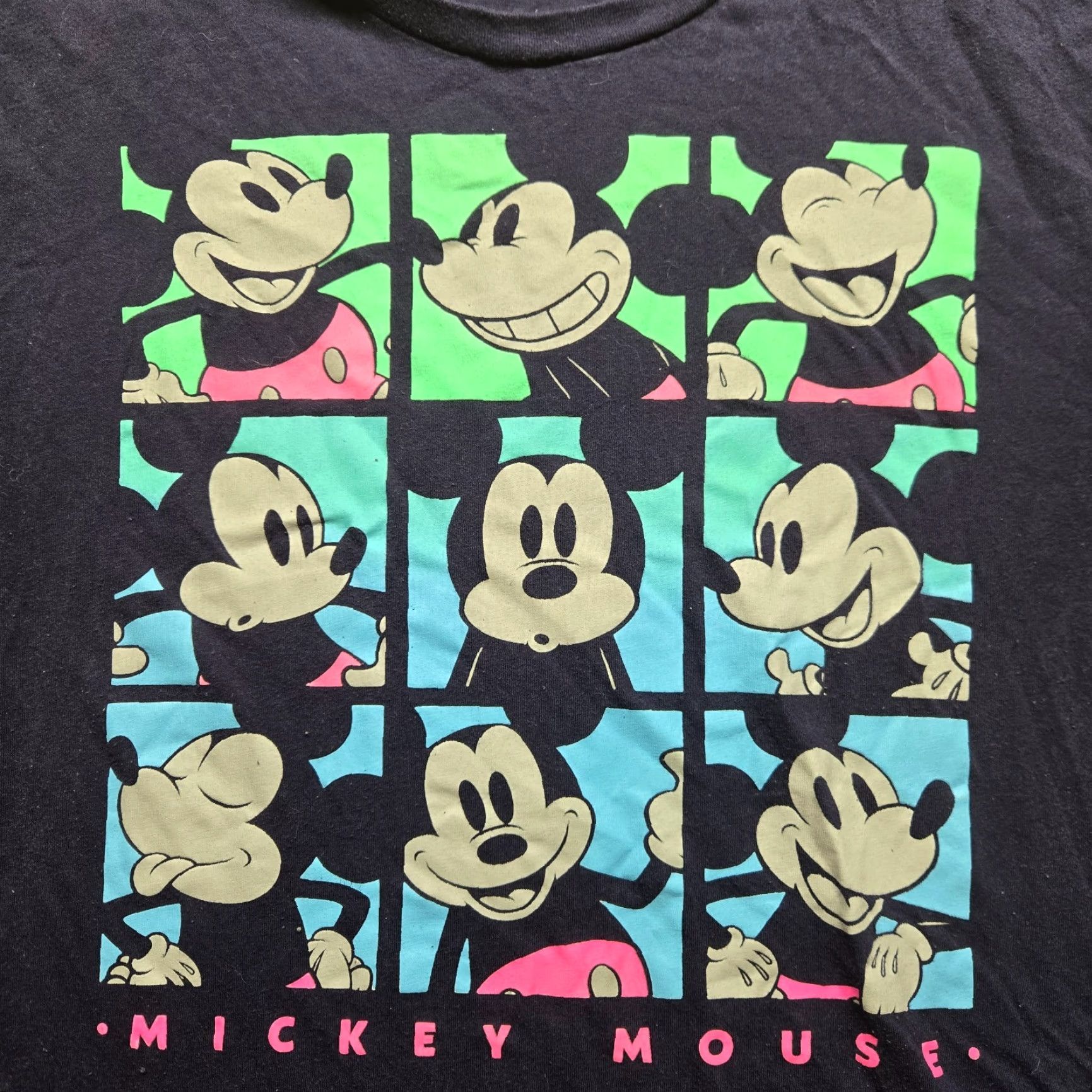 Disney Disney Mickey Mouse Classic Tee T-Shirt Adult Men's XL Blue Cotton Cartoon Graphic Print Shirt 90s Style Mens Size US XL / EU 56 / 4 - 2 Thumbnail