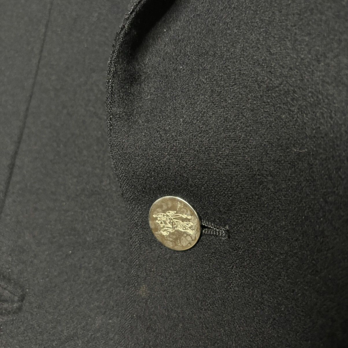 Burberry × Vintage vintage woolen Burberrys double breasted blazer jacket logo Size ONE SIZE - 11 Thumbnail