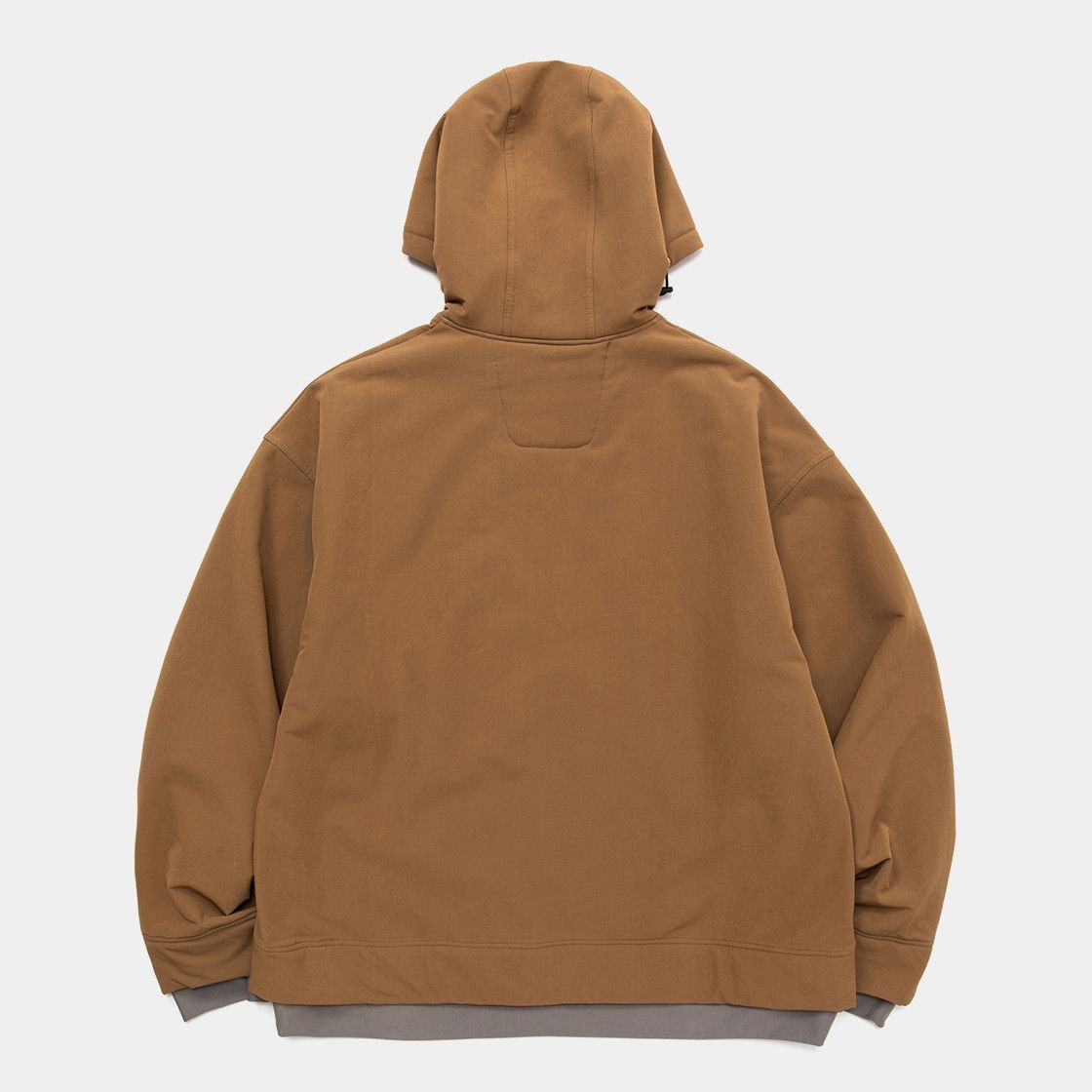 meanswhile o1mle1124 Brushed Lining Jog Hoodie in Brown Size US M / EU 48-50 / 2 - 2 Thumbnail