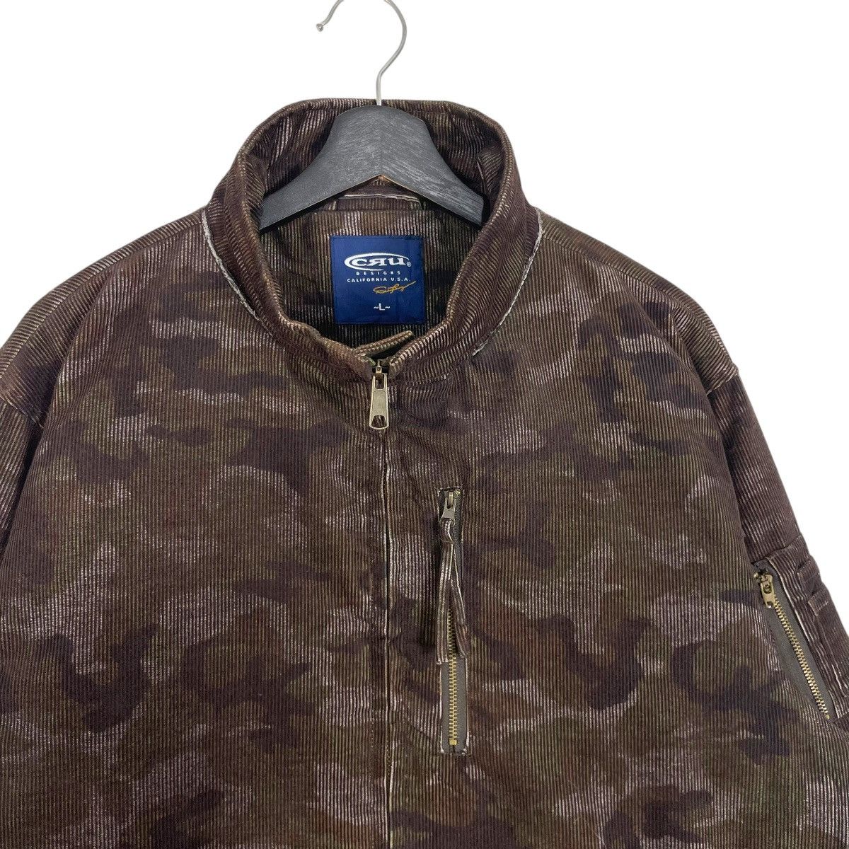 Japanese Brand Vintage CRU California Usa Camoflage Bomber Jacket Streetwea Size US M / EU 48-50 / 2 - 7 Thumbnail