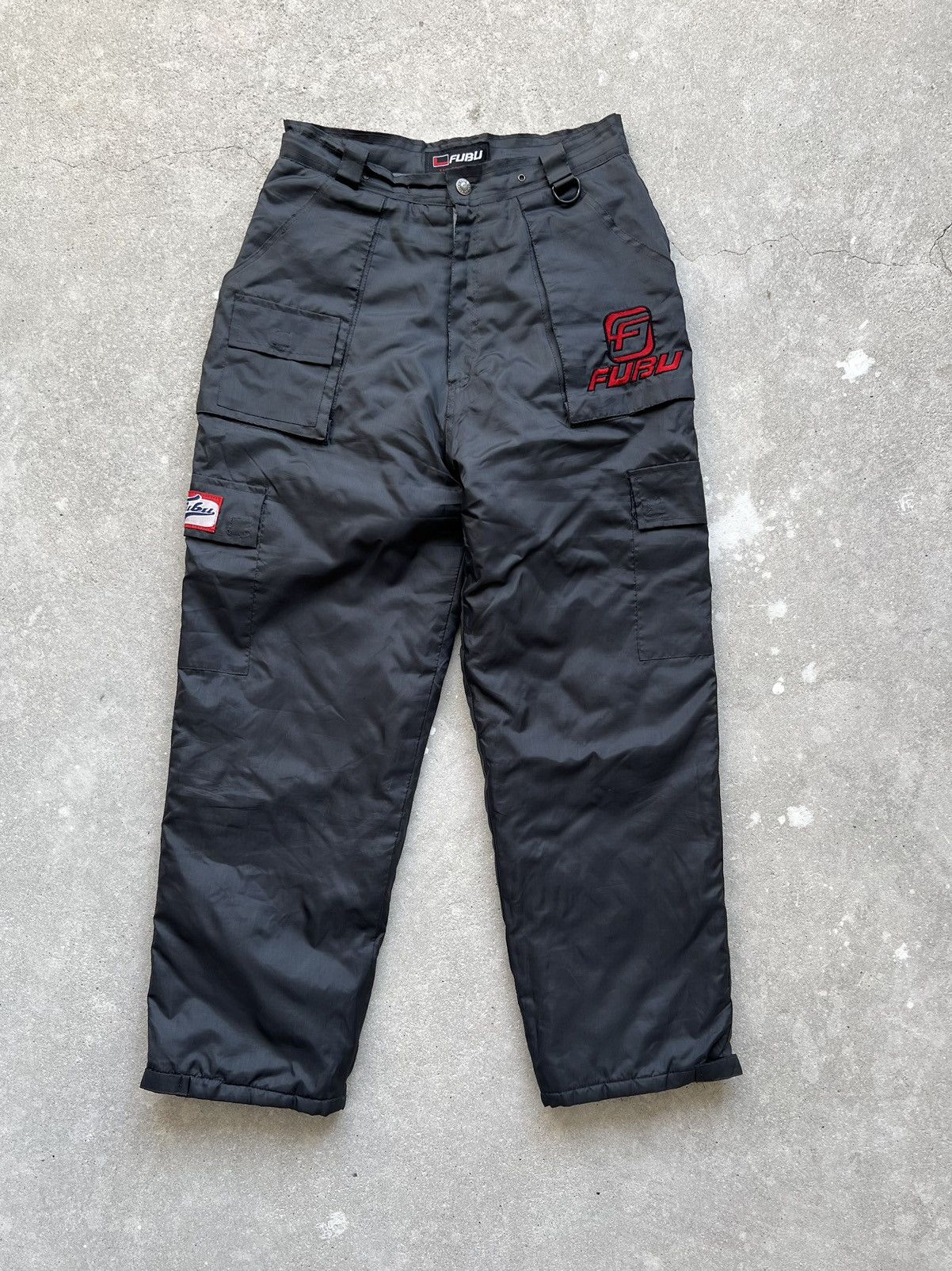image of Fubu Trackpants in Grey, Men's (Size 32)
