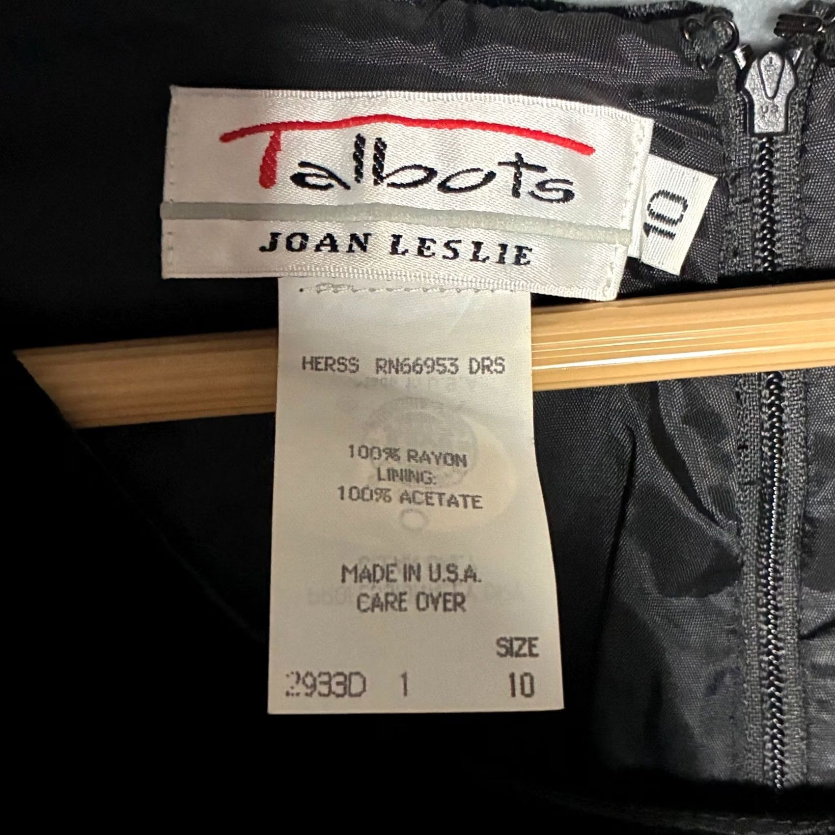 Talbots VTG Talbots Joan Leslie Black Velvet Sleeveless Sheath Dress Size 10 USA Size L / US 10 / IT 46 - 6 Thumbnail