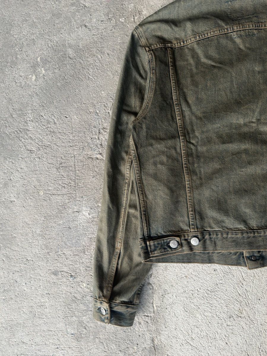 Helmut Lang 1997 Helmut Lang Vintage Stained Denim Jacket Size US M / EU 48-50 / 2 - 14 Thumbnail